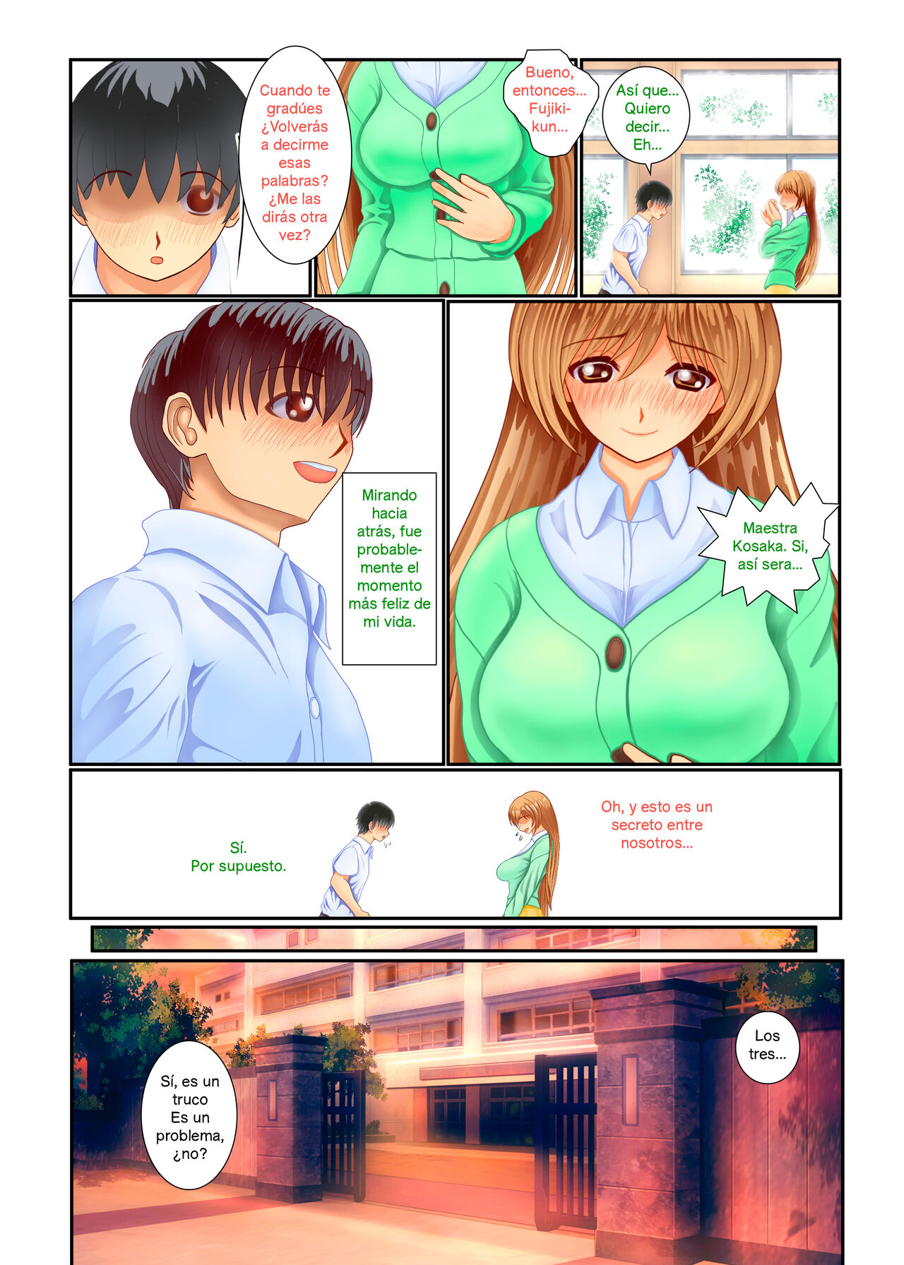 Maestra profanada - Mi primer amor cae en una vil trampa tendida por un delincuente page 8 full