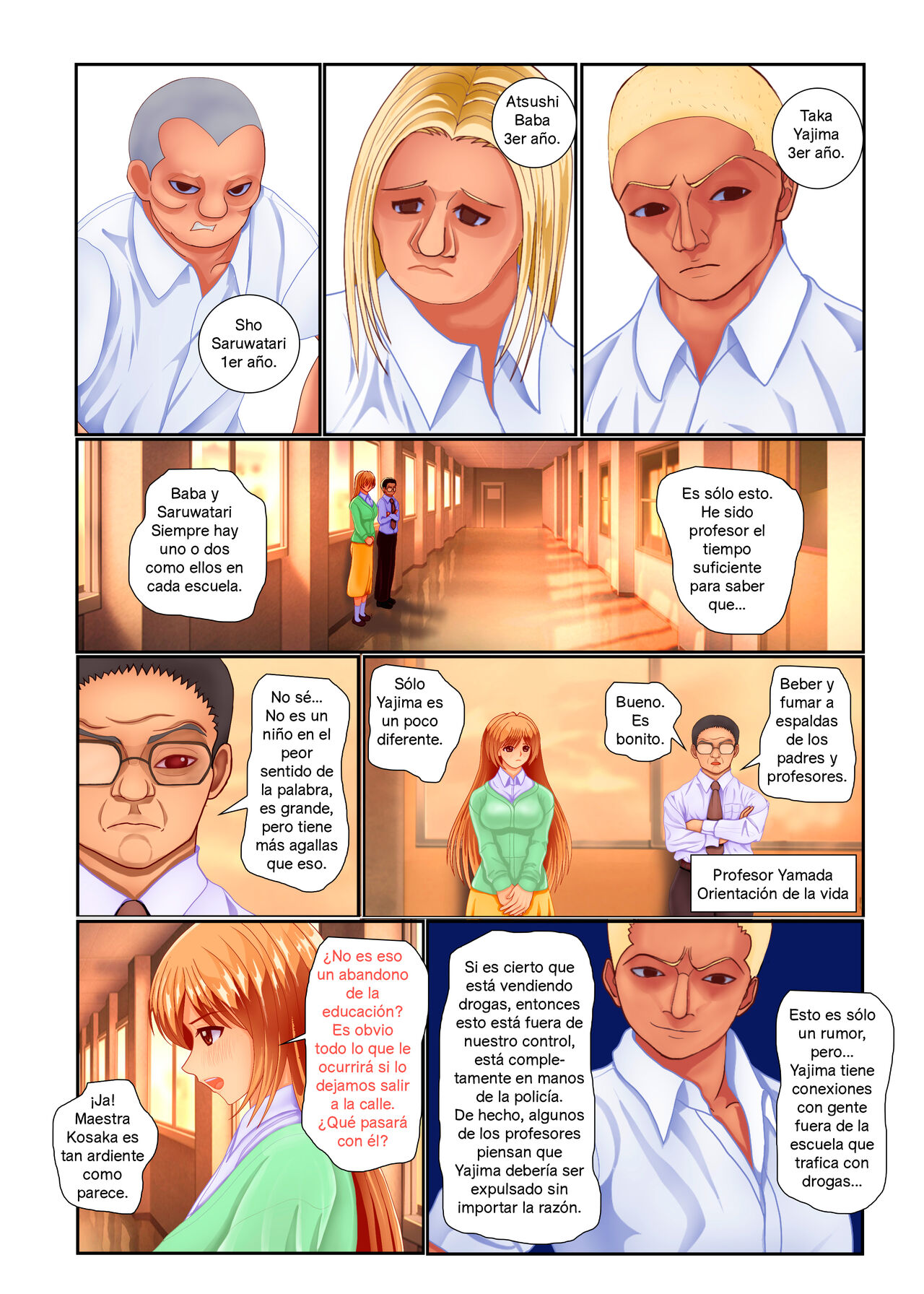 Maestra profanada - Mi primer amor cae en una vil trampa tendida por un delincuente page 9 full