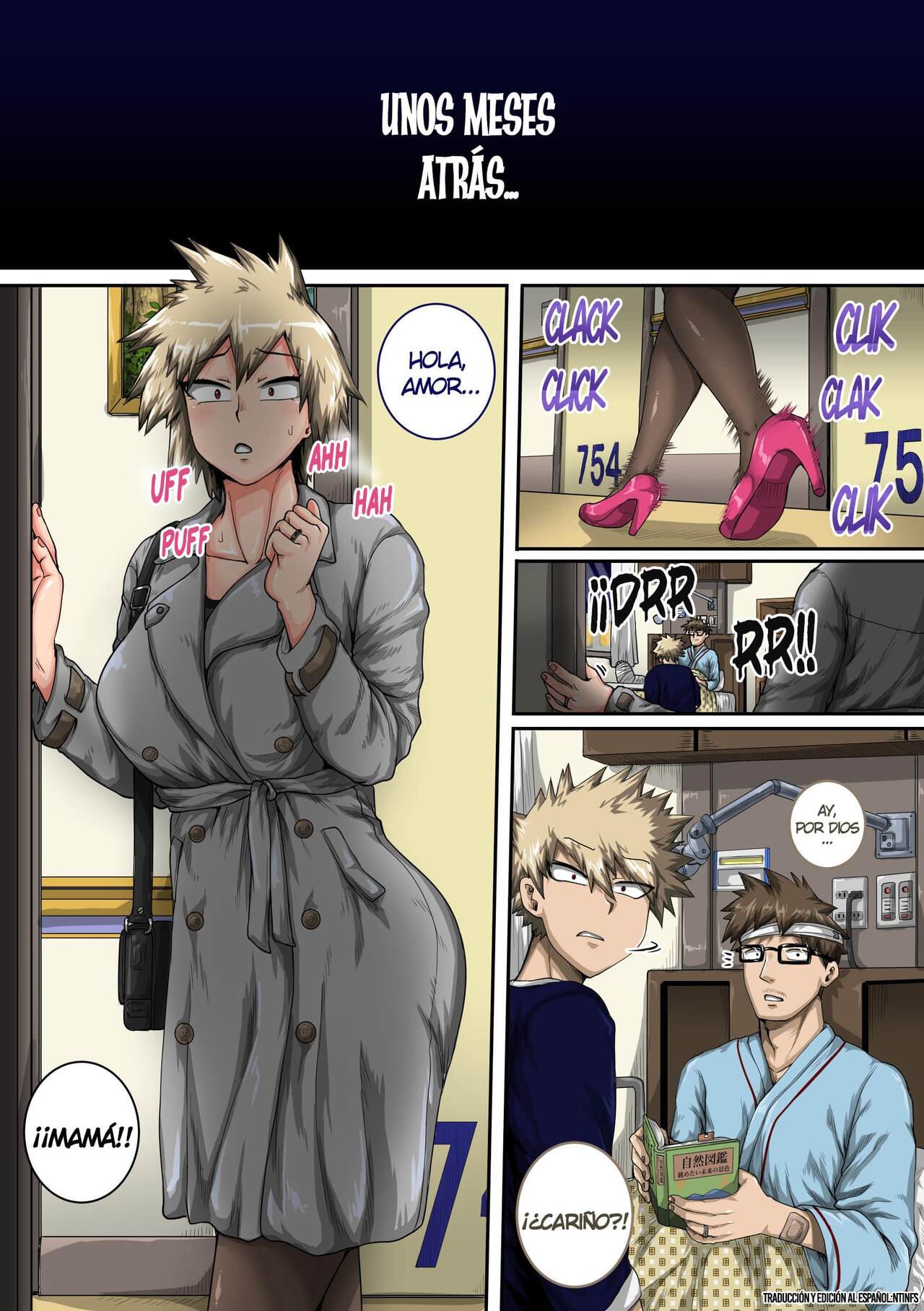 Boku no Harem Academia Bakugou Mama to no Natsuyasumi "Chuunen" page 3 full