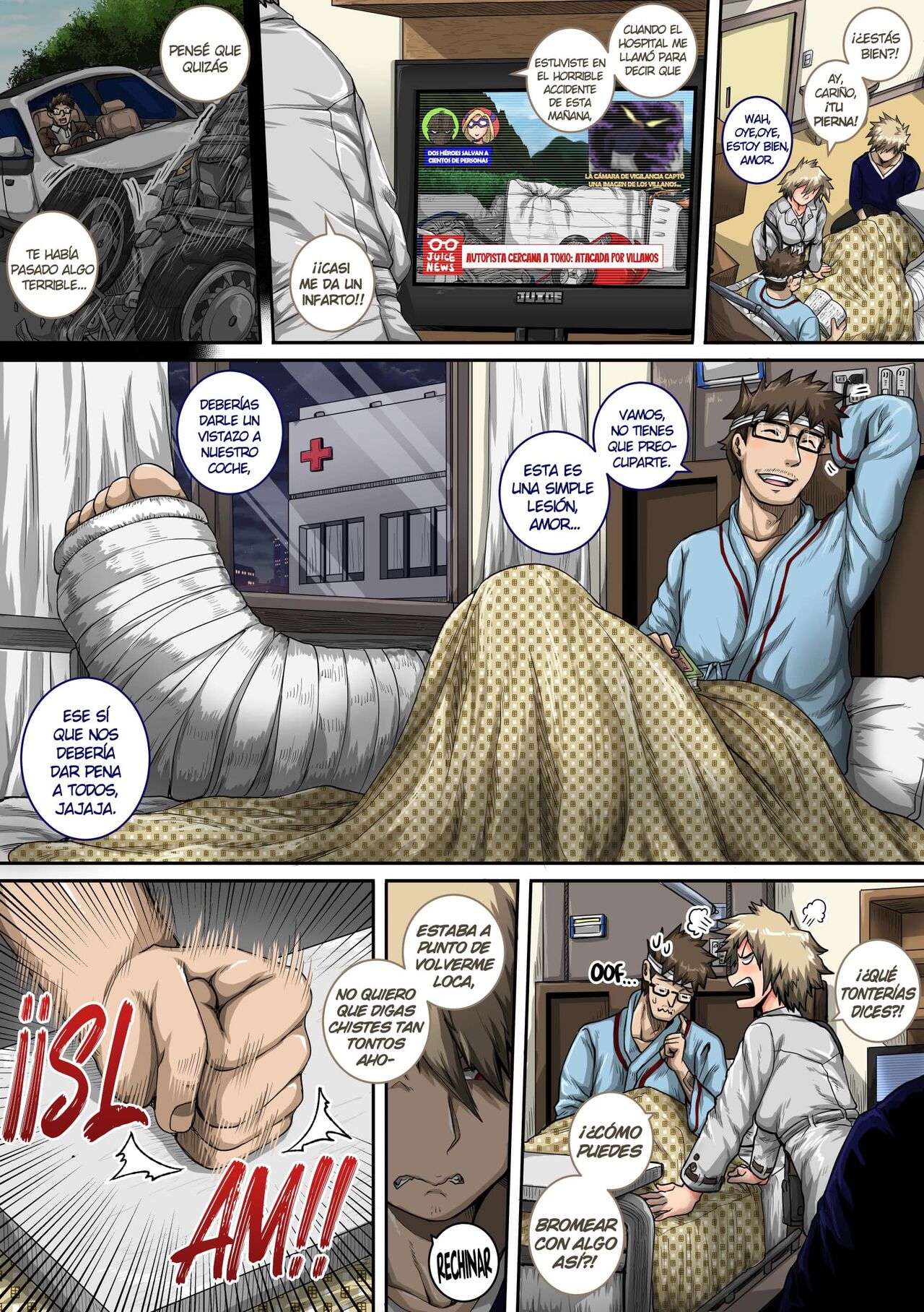 Boku no Harem Academia Bakugou Mama to no Natsuyasumi "Chuunen" page 4 full