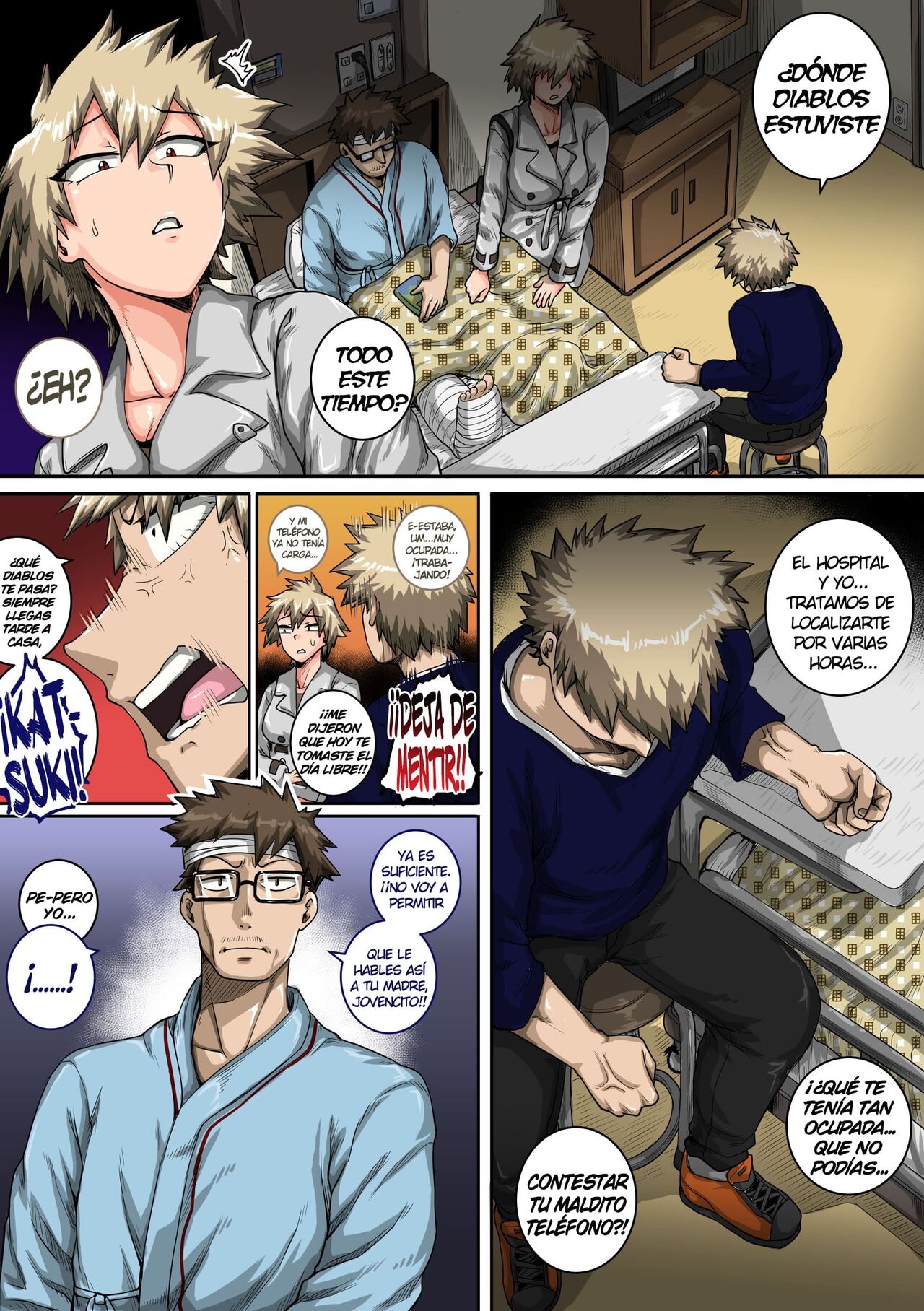 Boku no Harem Academia Bakugou Mama to no Natsuyasumi "Chuunen" page 5 full