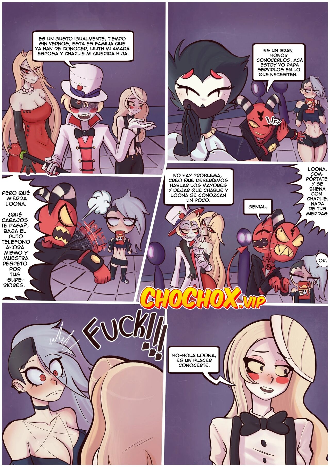 Hazbin Hotel: Demonic Infidelity page 6 full