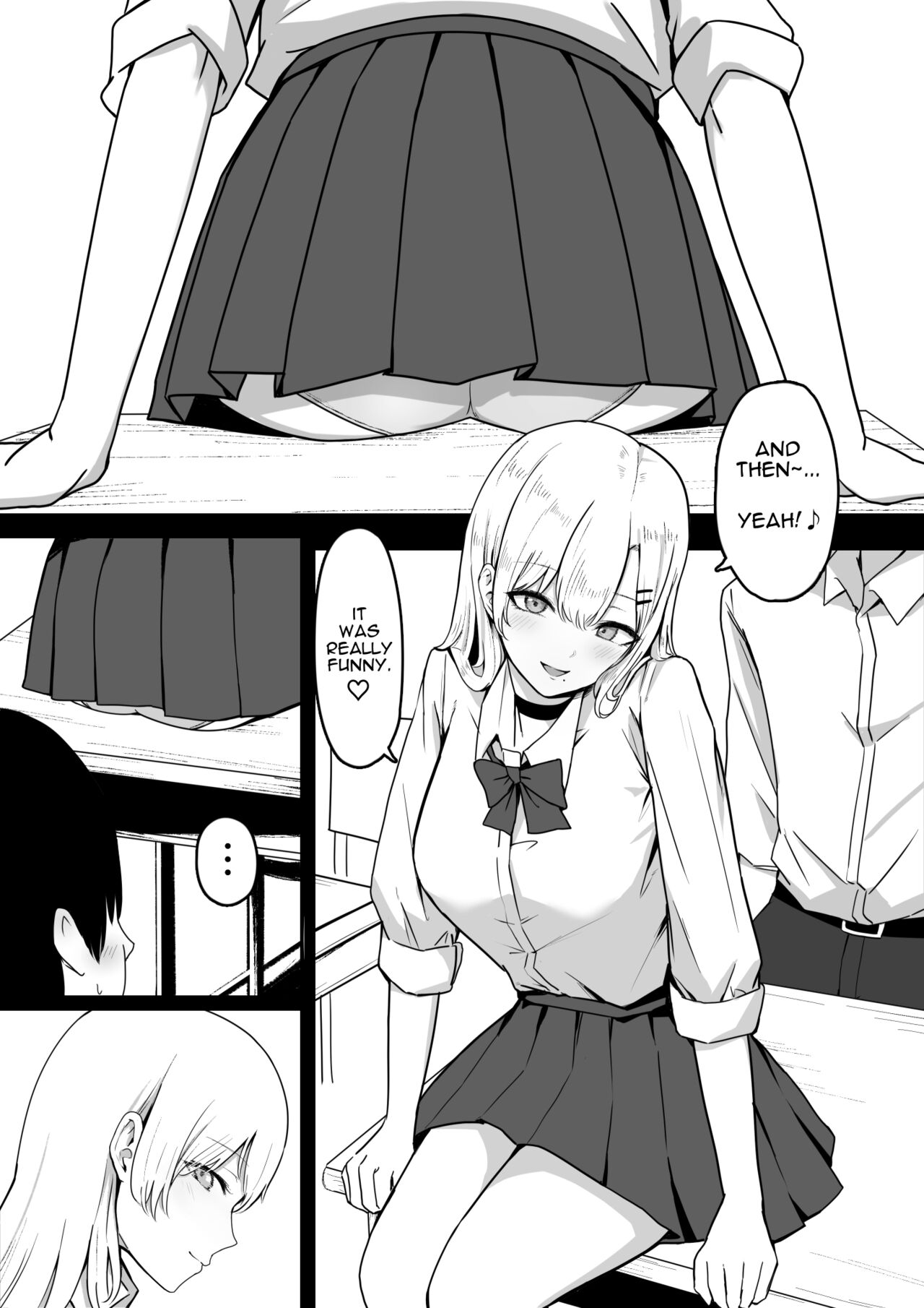 Dosukebe JK Gal no Honki Sakusei | Squeezed Dry by a Naughty High School Gyaru page 3 full