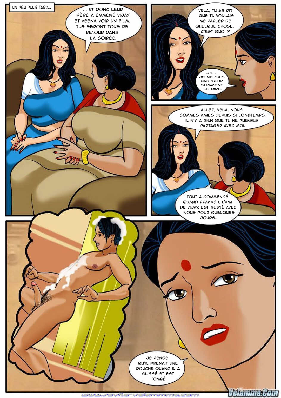 Velamma - 006 - visite d'une vielle amie page 4 full
