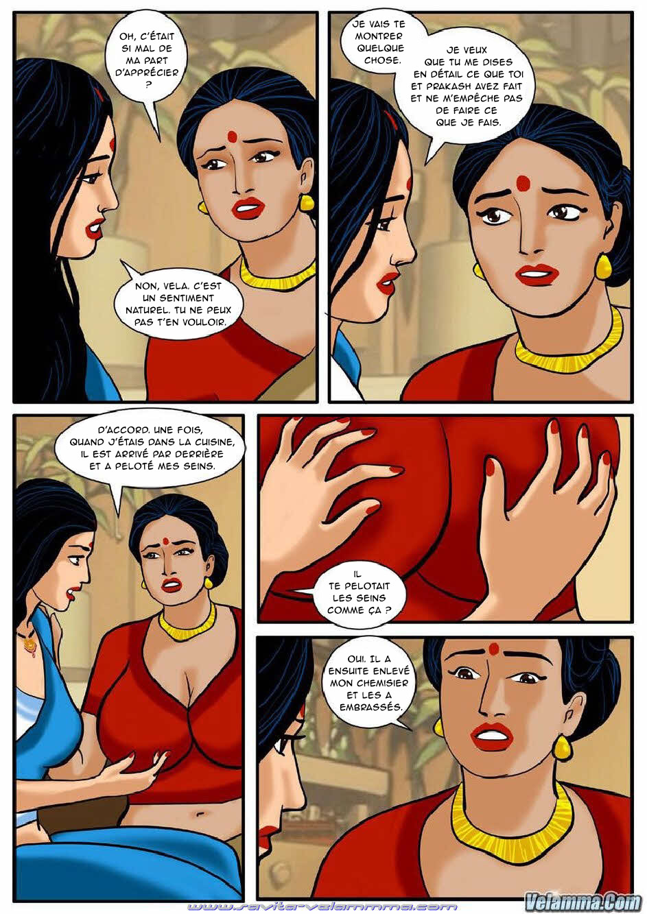 Velamma - 006 - visite d'une vielle amie page 8 full
