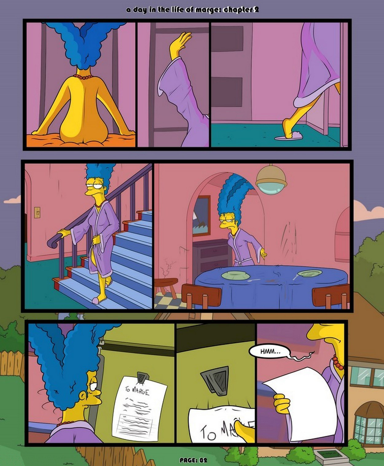 Un Dia en la Vida de MARGE  2 page 2 full