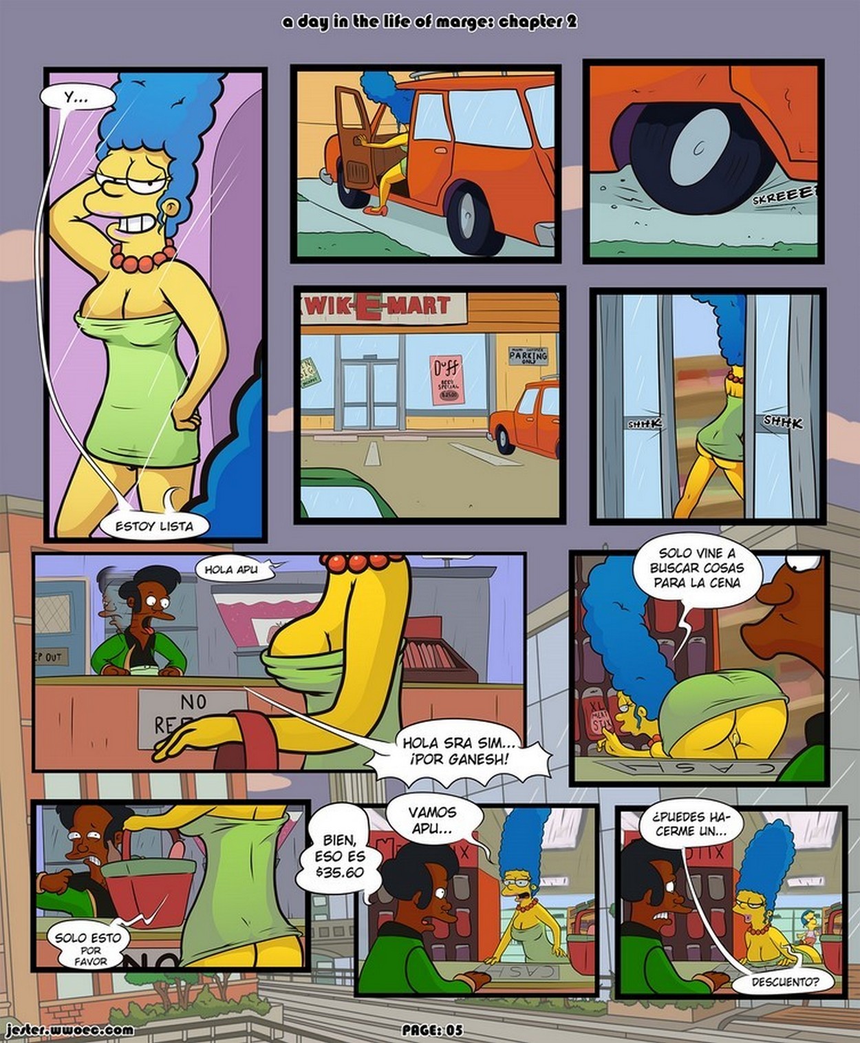 Un Dia en la Vida de MARGE  2 page 5 full