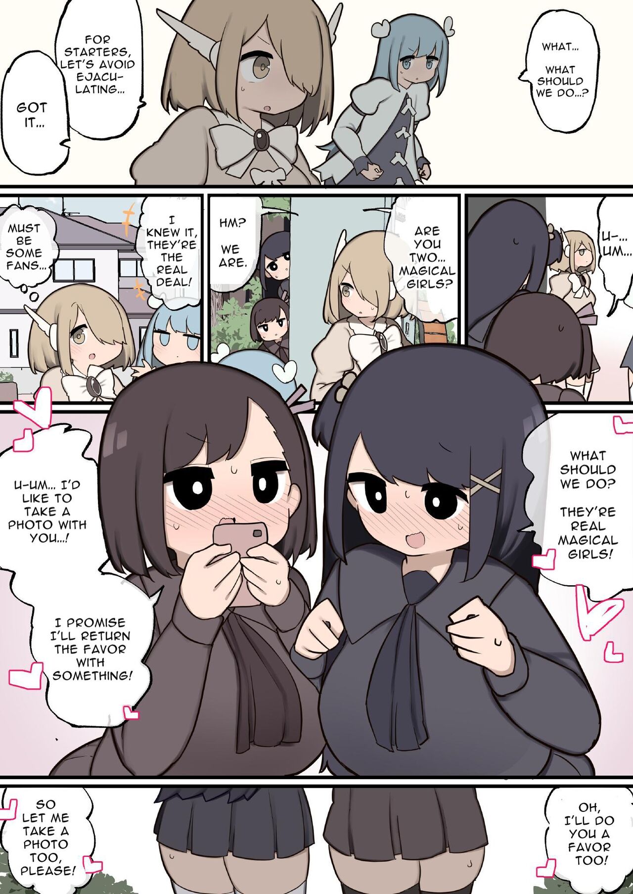 Futanari Magical Girls ~Grow Dicks and Have Their Way With Their Fans~ page 4 full