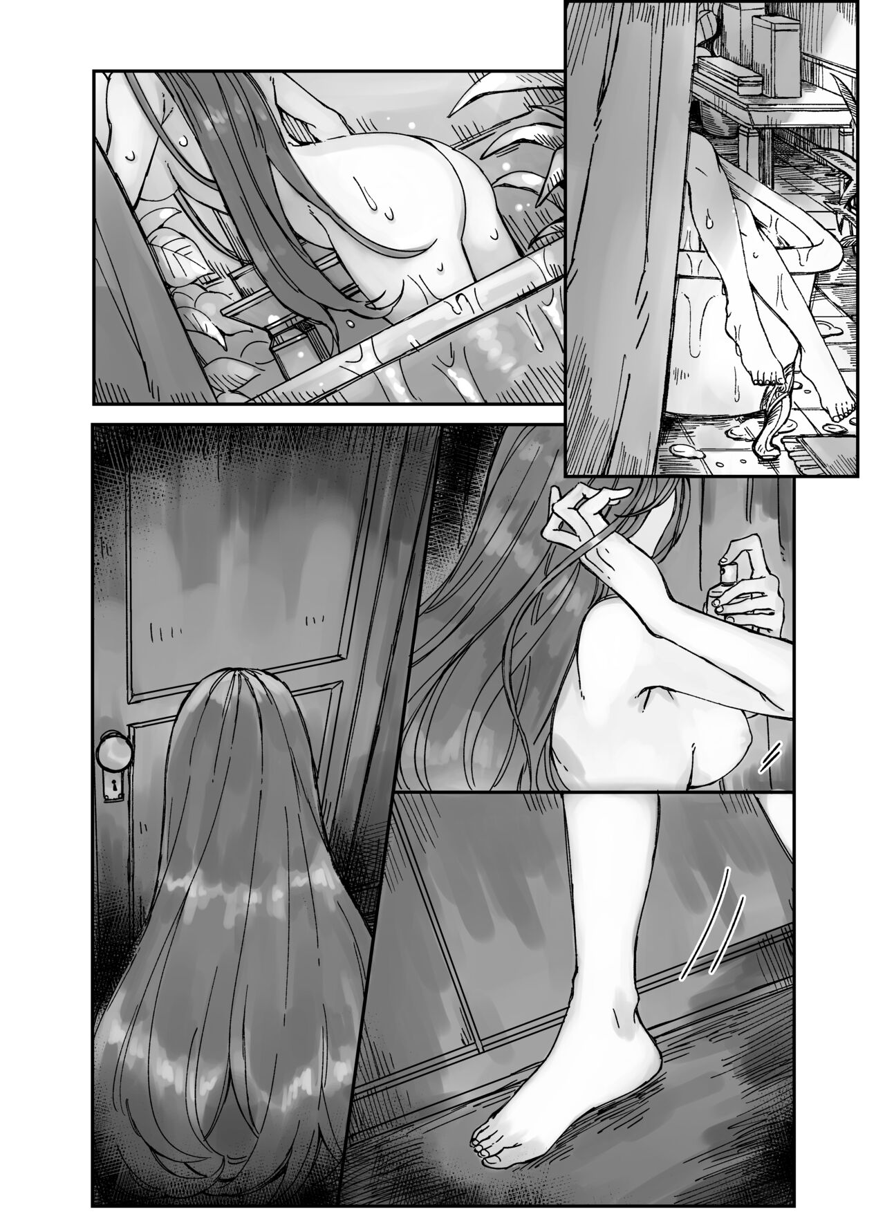 Skeb Request Manga | Futa Kidnaps Girl page 1 full