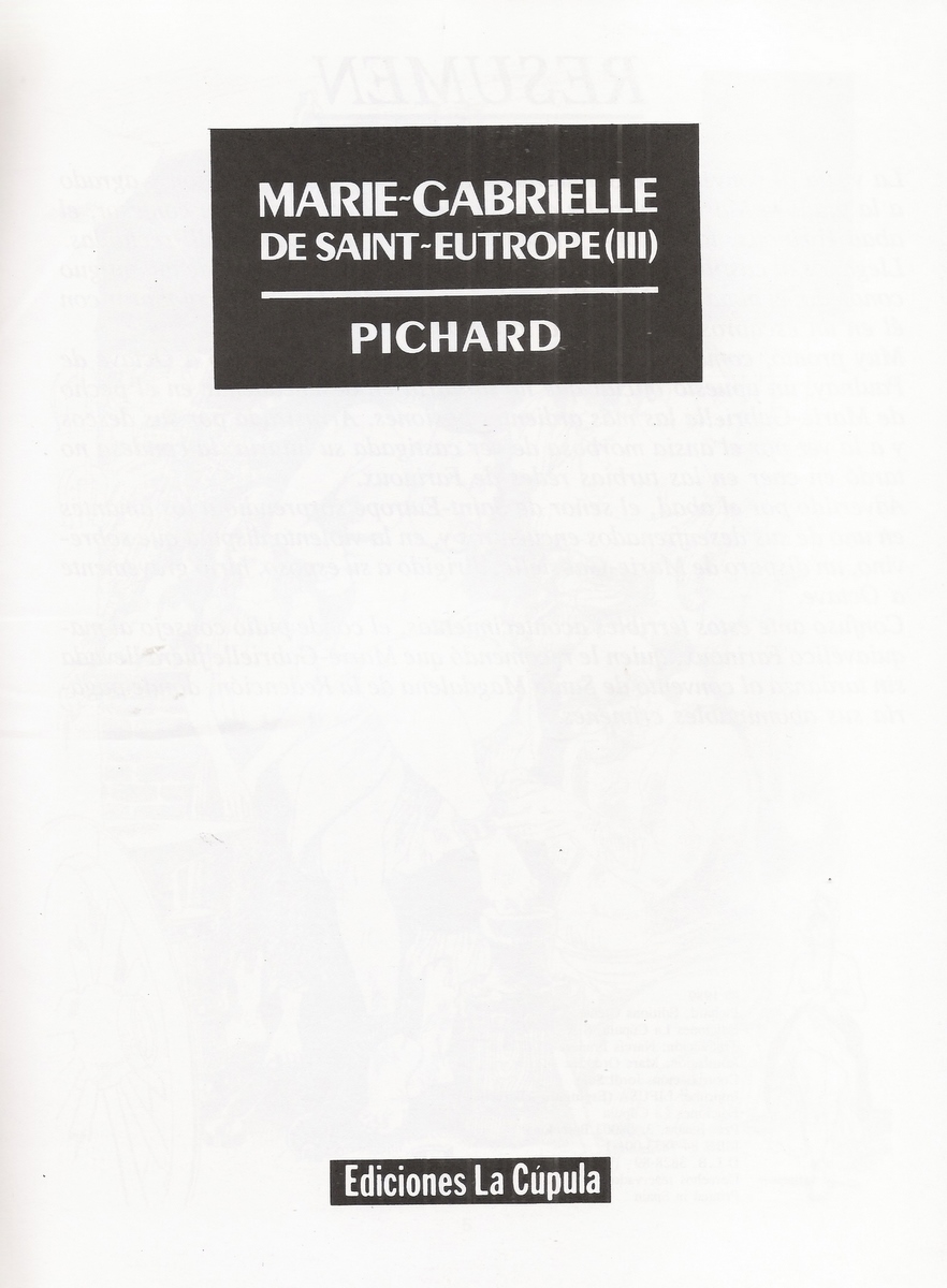 Marie-Gabrielle de Saint-Eutrope / Marie Gabrielle #03 page 3 full