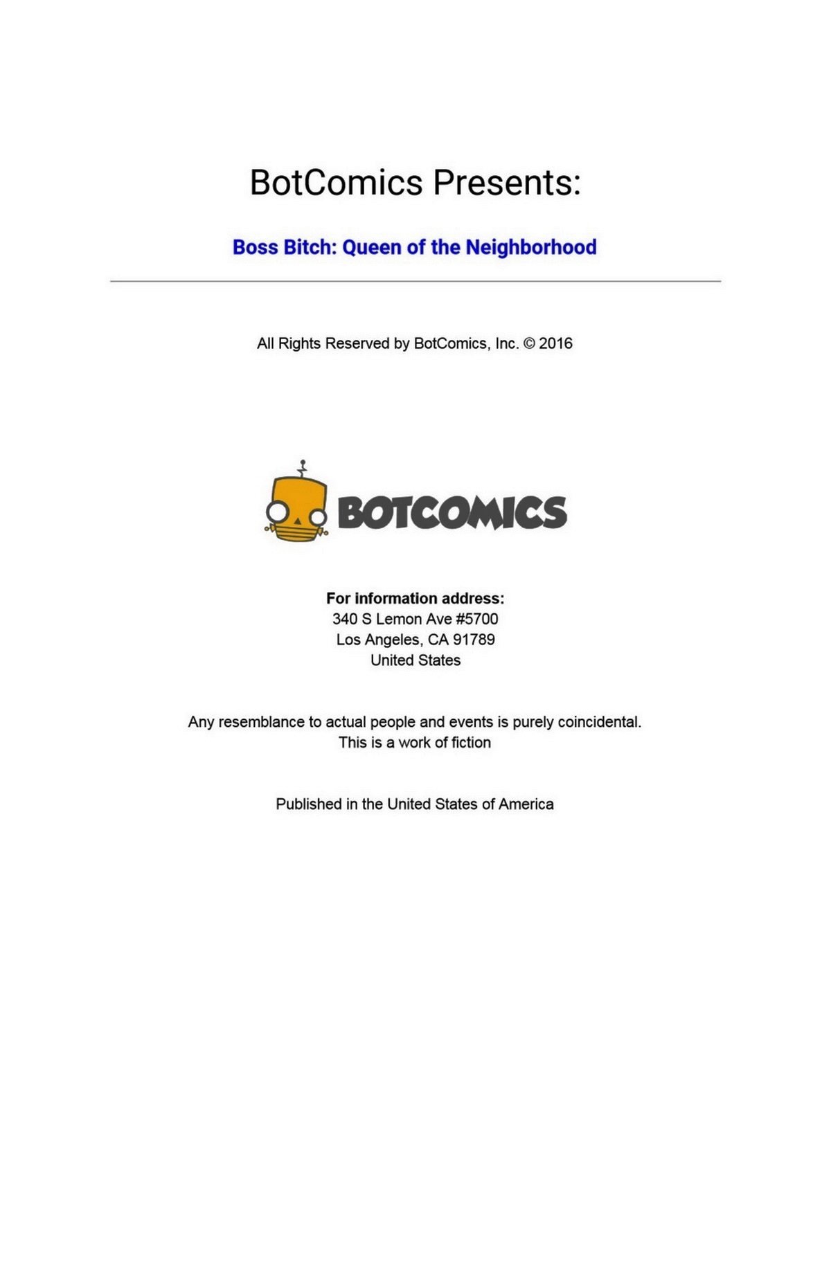 BotComics - Boss Bitch - Queen of the Neighborhood page 2 full