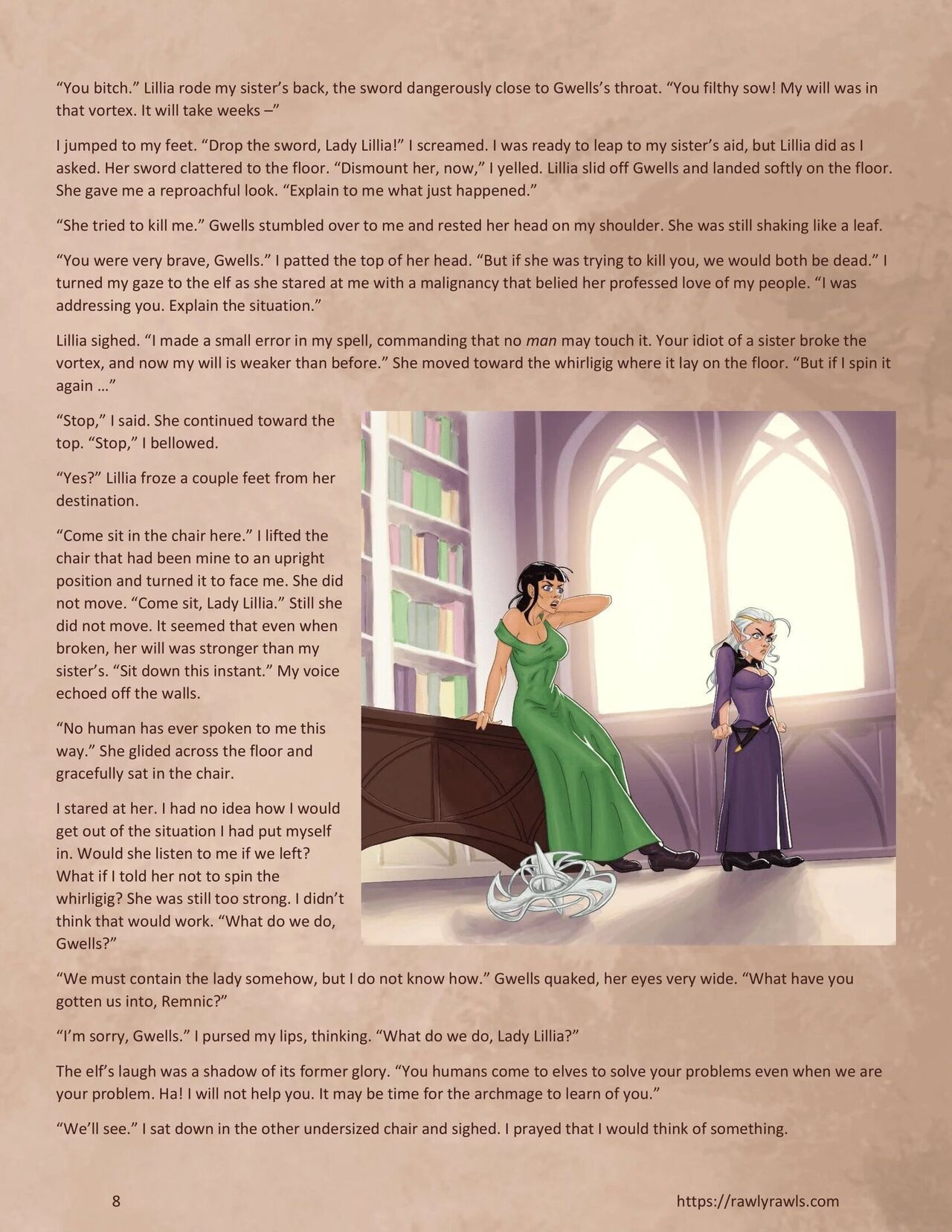 Dragon's Blood  - 5 - english page 8 full