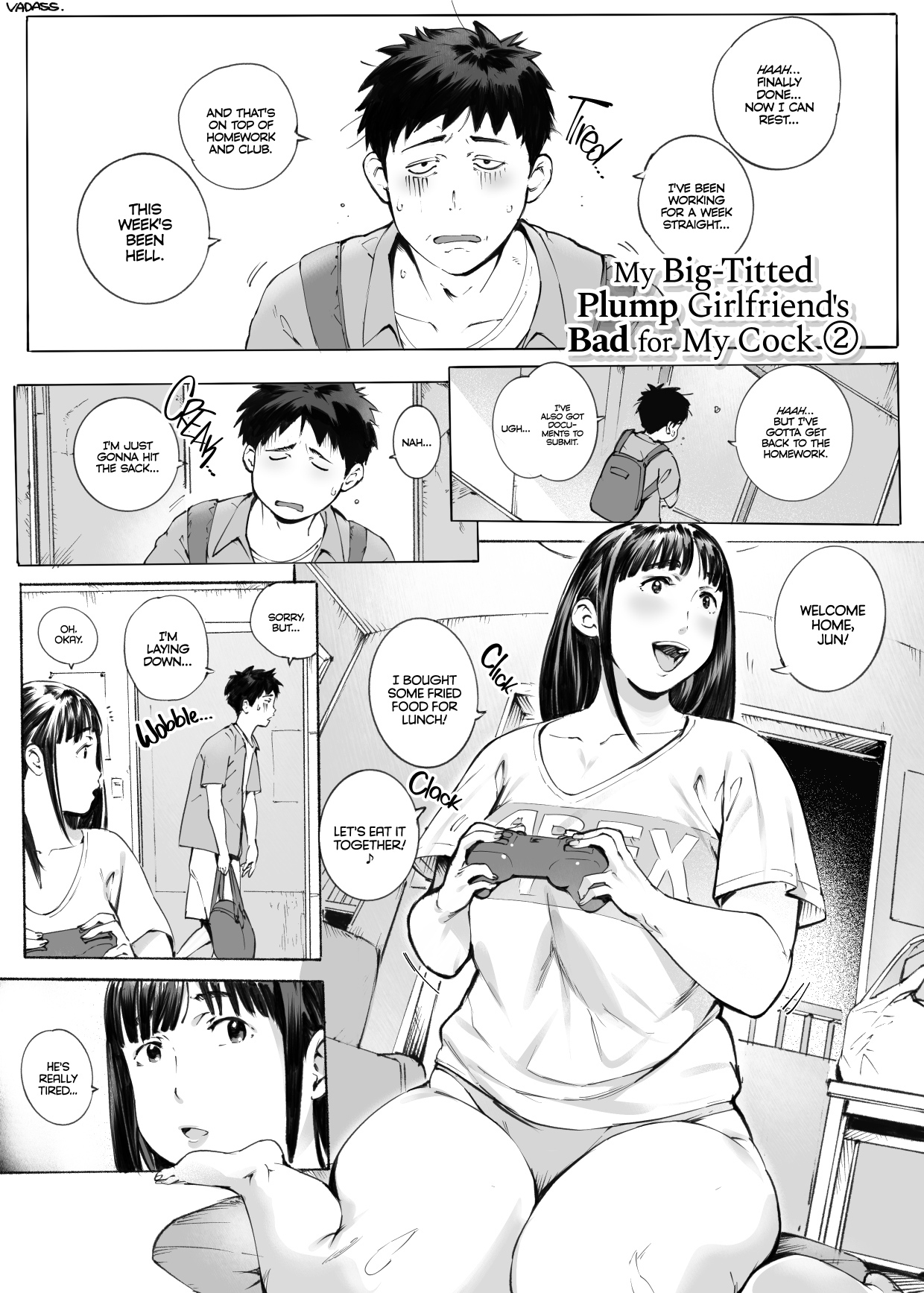 My Big-Titted Plump Girlfriend's Bad For My Cock 1-3 page 6 full