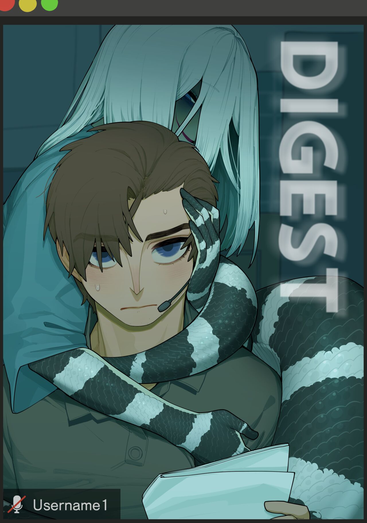 Wholesome diligent husband x Lewd sleepy Snake wife page 1 full