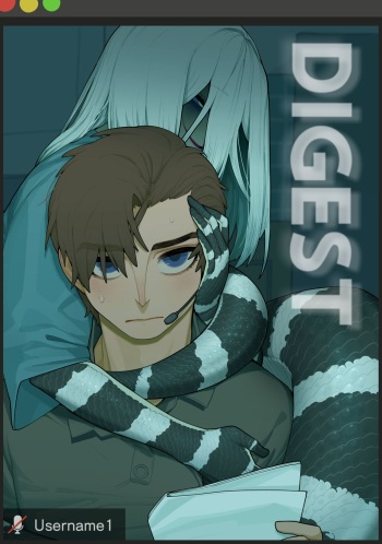 Wholesome diligent husband x Lewd sleepy Snake wife cover