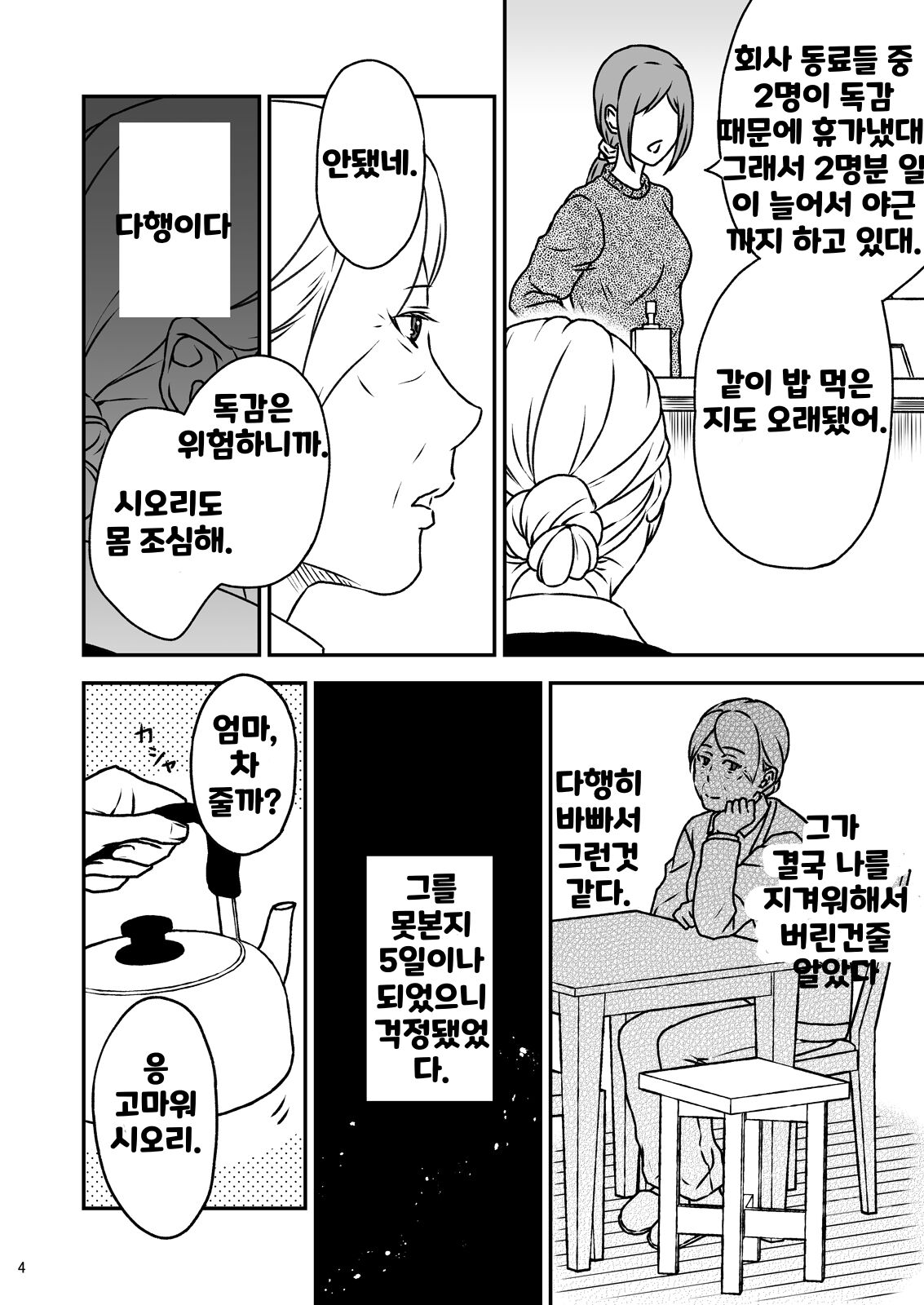 Shimako ~Tsuma no Haha~ 4 | 시마코 ~아내의 엄마~ 4 page 4 full