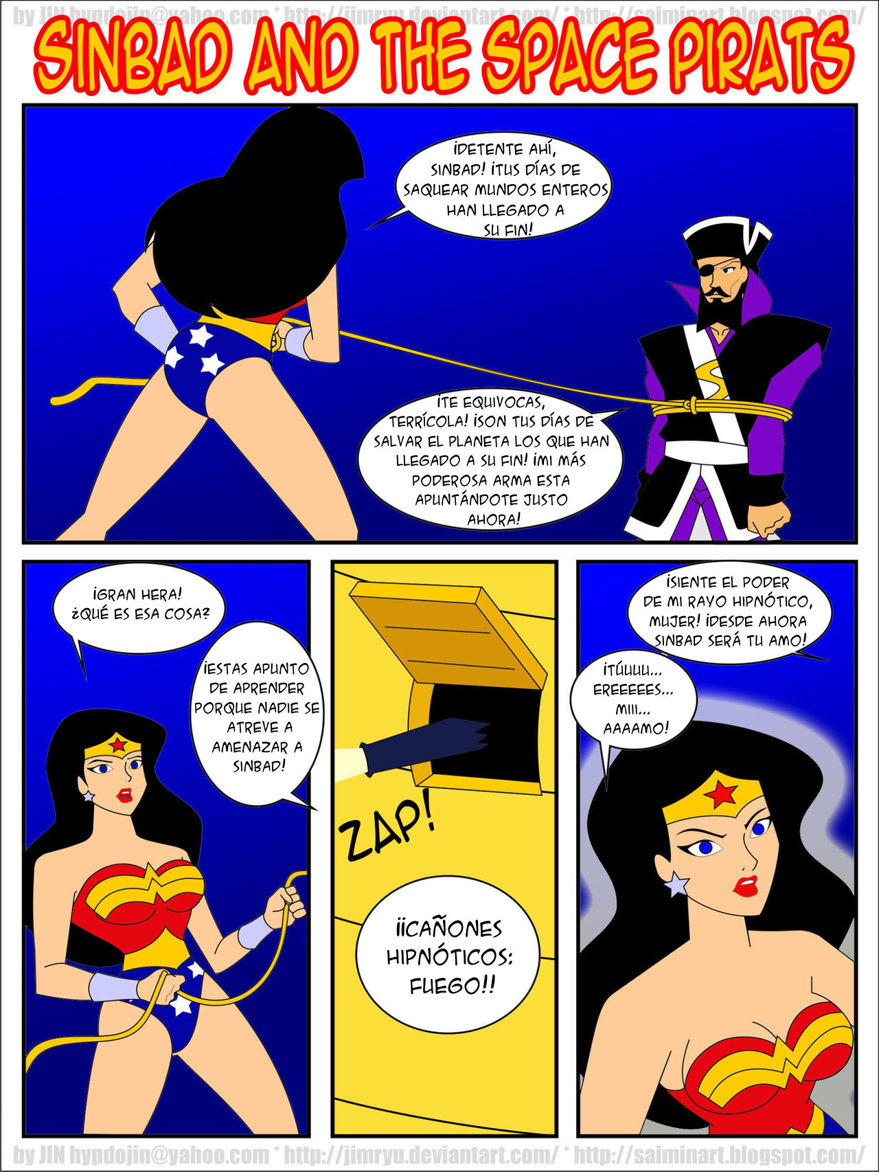 Simbad and the Space Pirates  Spanish page 2 full