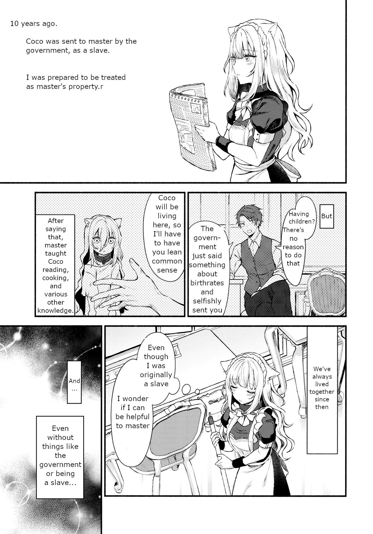 Moto Dorei no Nekomimi Maid to Shiawase Ecchi Suru Hon page 6 full