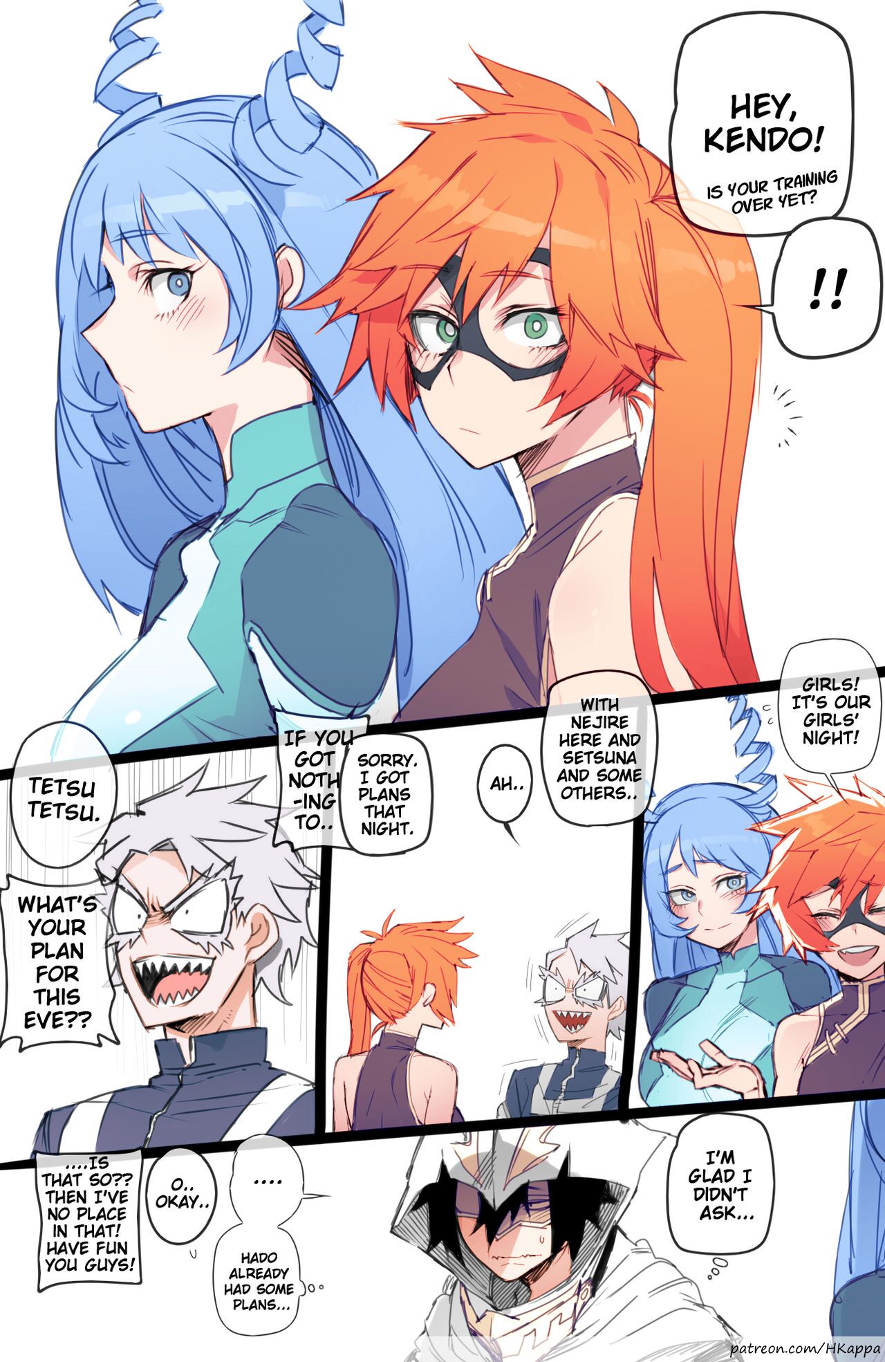 MY HERO Christmas HAREM page 1 full