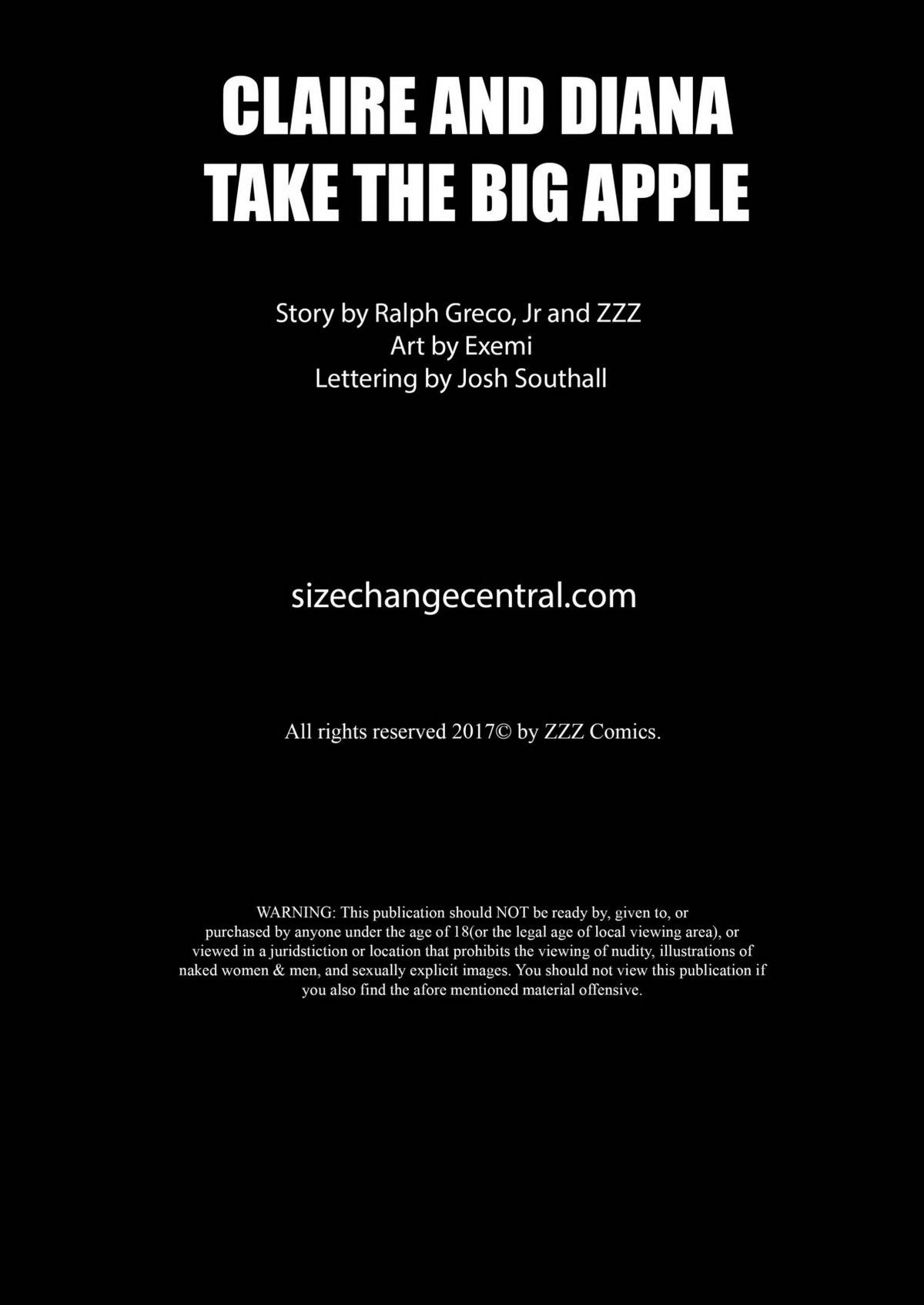 ZZZ Comics - Claire and Diana Take The Big Apple page 2 full