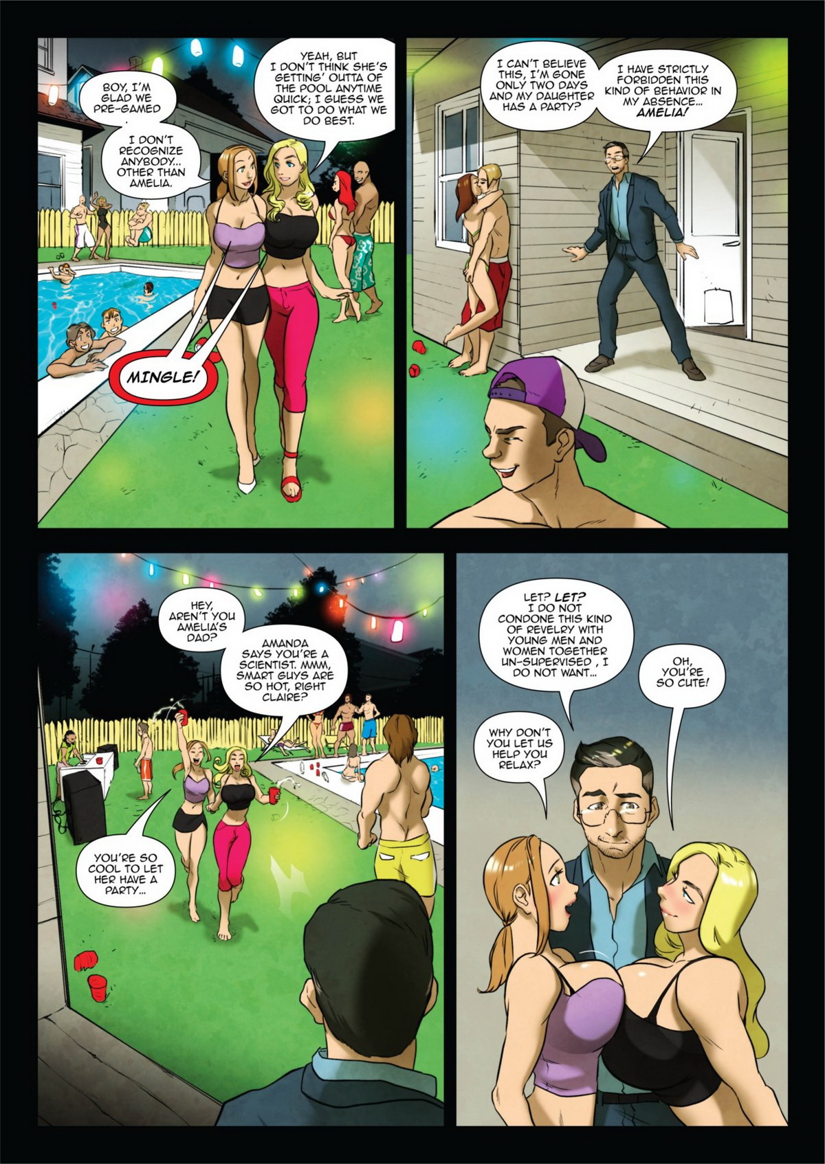 ZZZ Comics - Claire and Diana Take The Big Apple page 3 full