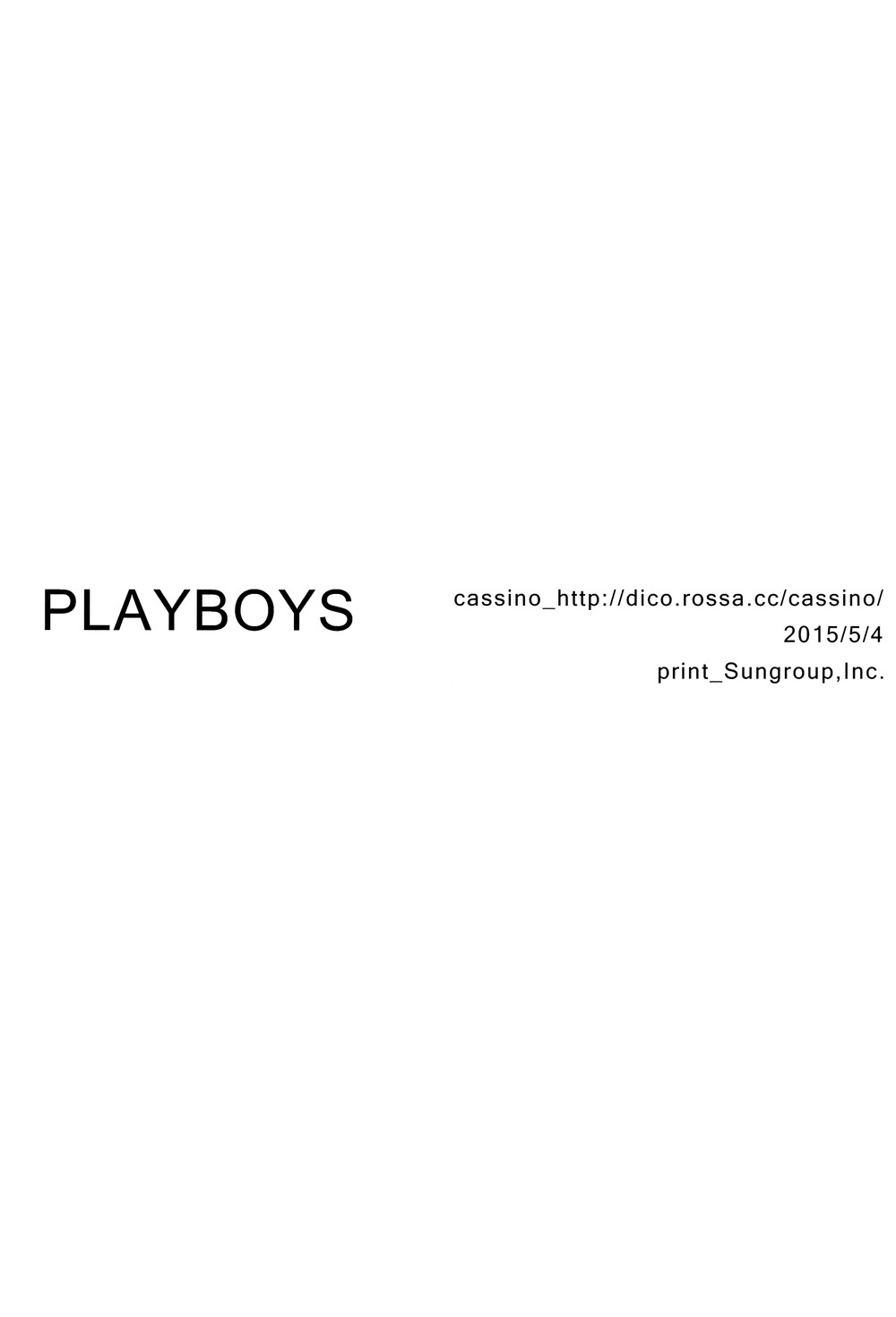 Playboys  – Neon Genesis Evangelion dj page 2 full