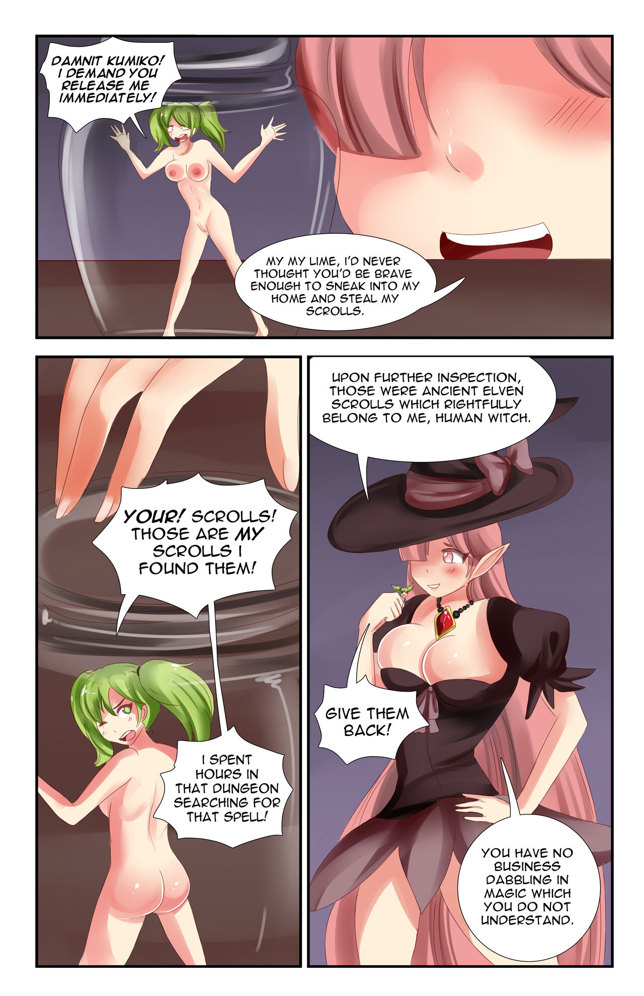 Kinky Kawaii Club Witch Rivals page 2 full