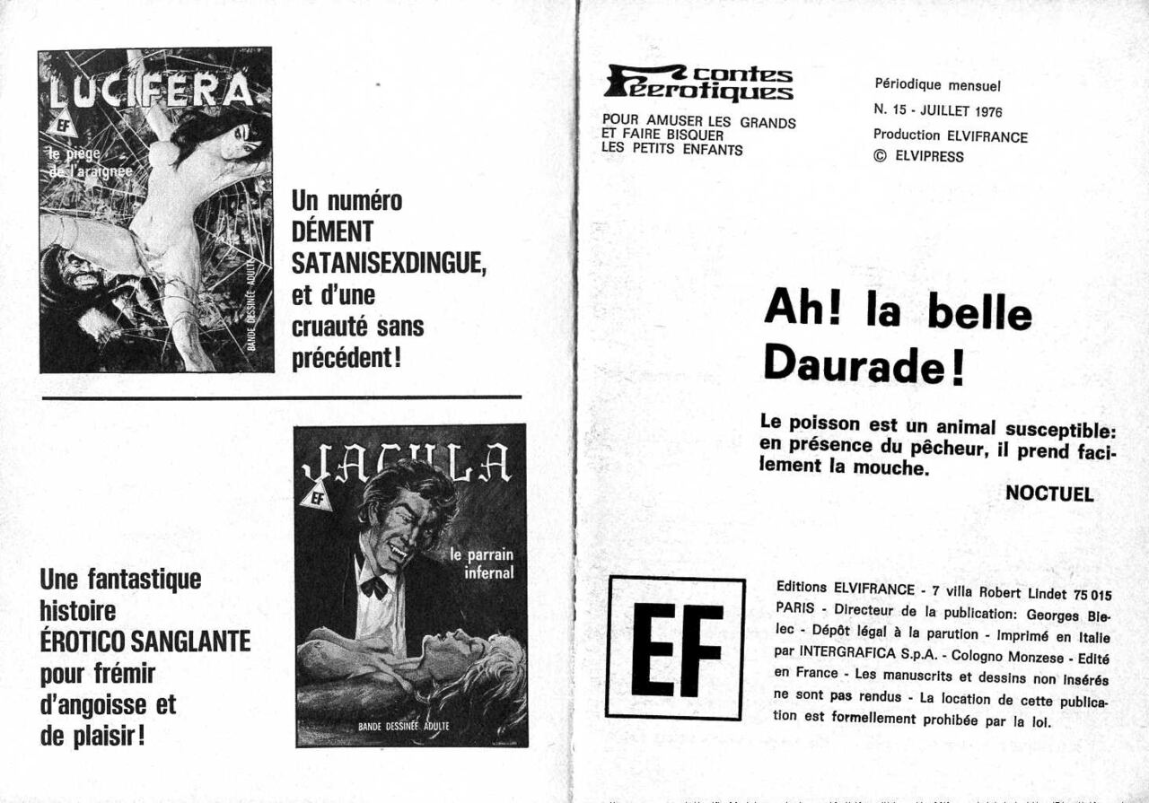 Elvifrance - Contes féérotiques 15 - Ah! la belle daurade! page 2 full