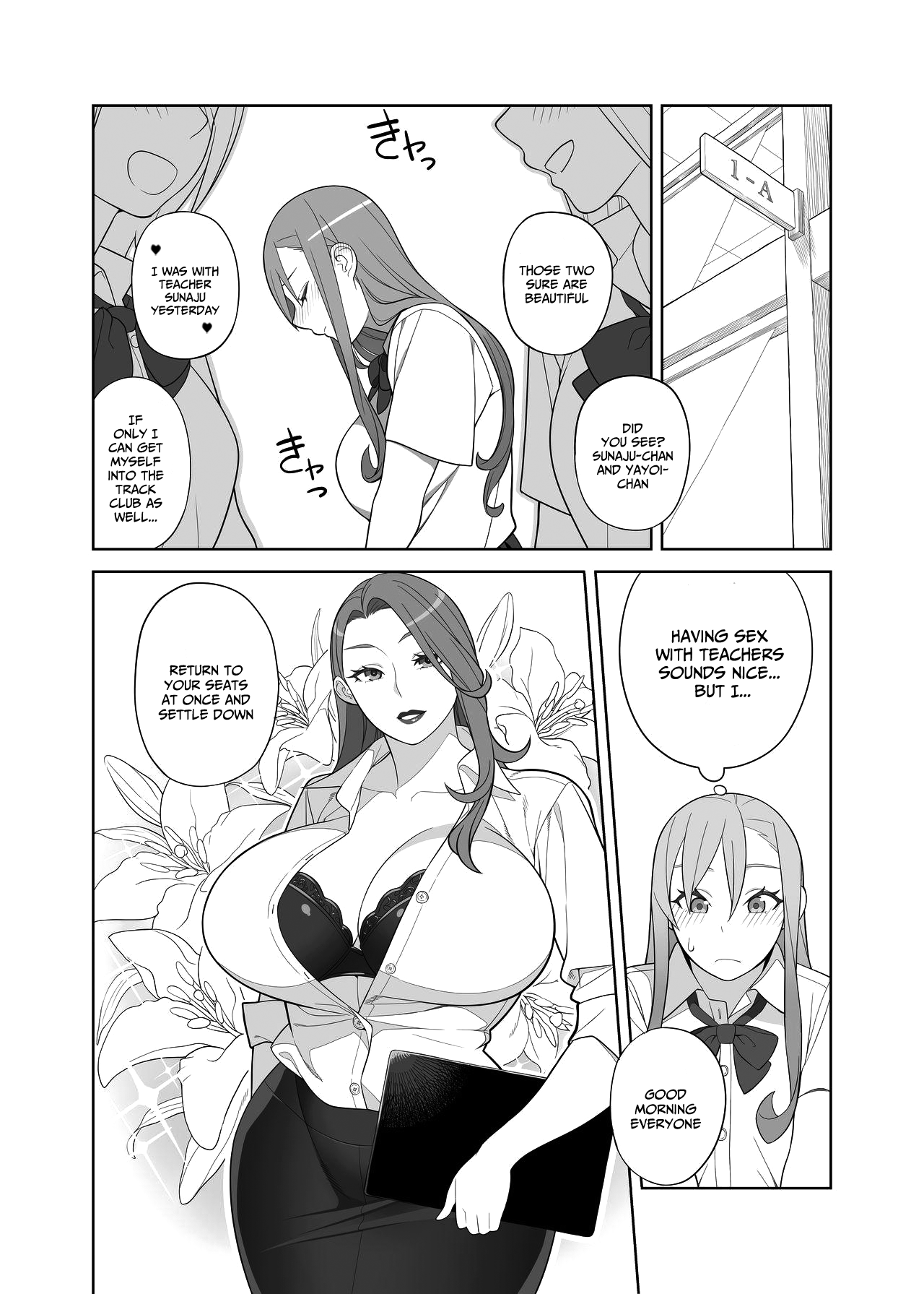 Takamine Sensei no Seikatsu Shidou | Teacher Takamine's Sexual Guidance page 3 full