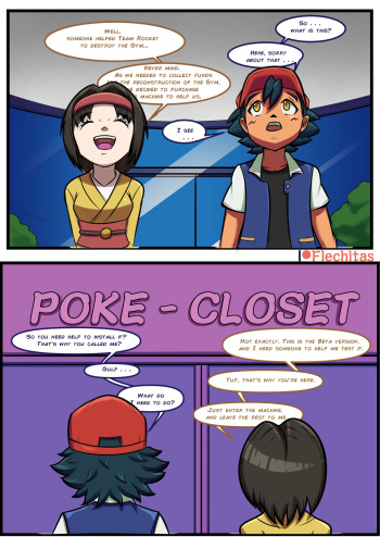 Poke closet cover