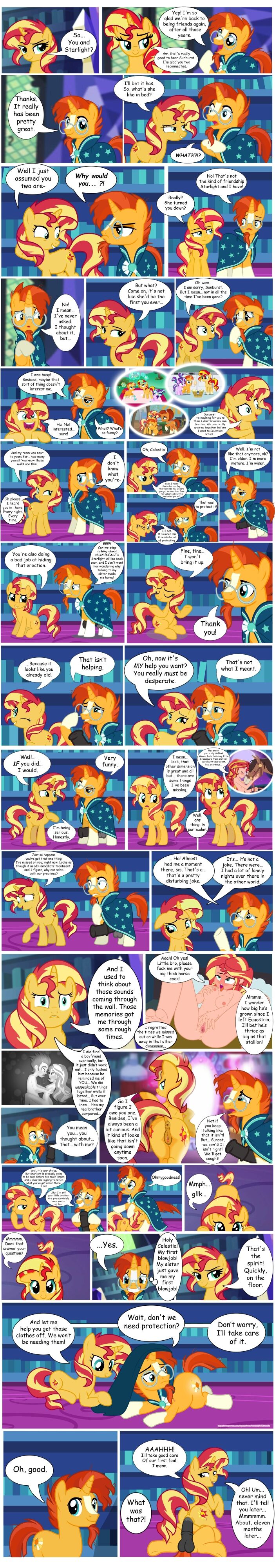 The First Incestuous Foal of Sunset Shimmer page 1 full