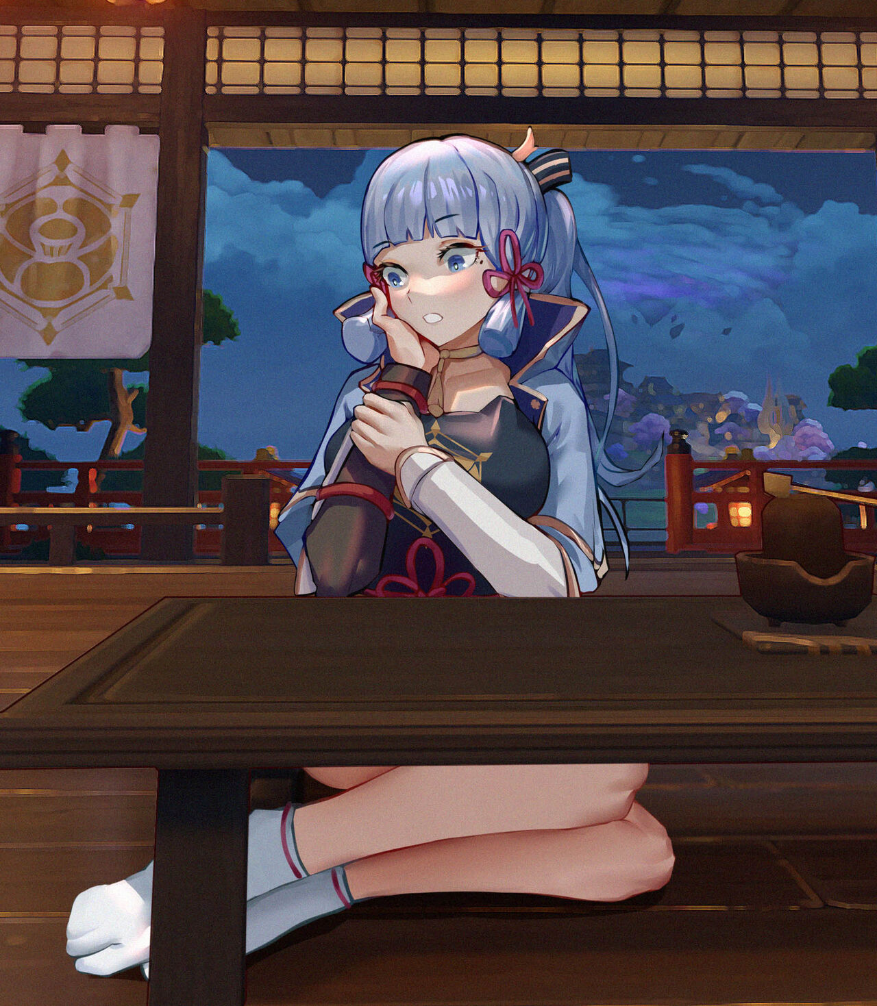 Genshin Impact Lumine x Ayaka Foot Worship page 5 full