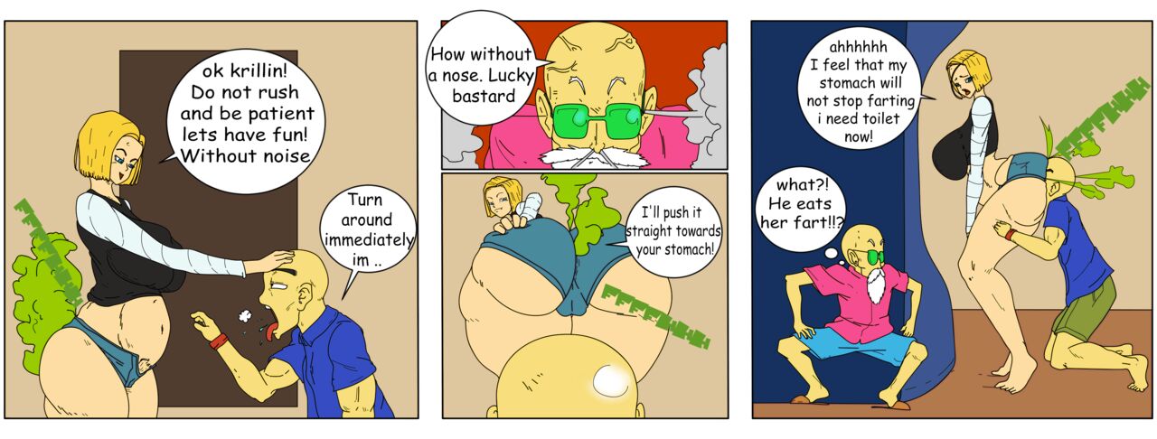 Android 18 Toilet Time - Dragon Ball page 3 full