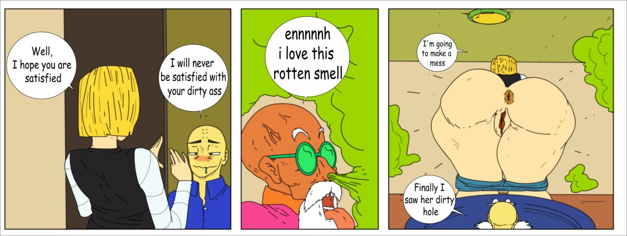 Android 18 Toilet Time - Dragon Ball page 4 full