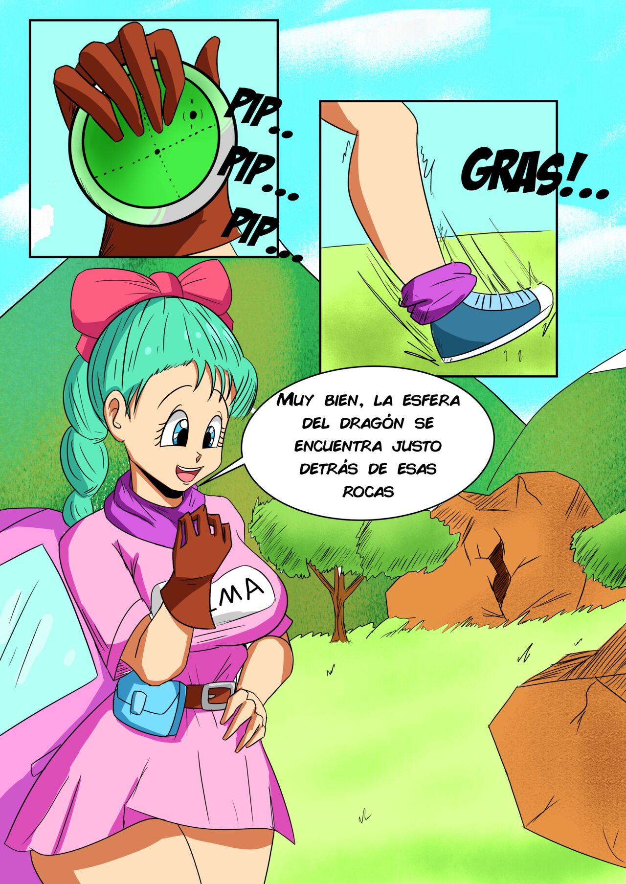 DRAGON  BALL BULMA´S ADVENTURE! SPANISH VER page 2 full