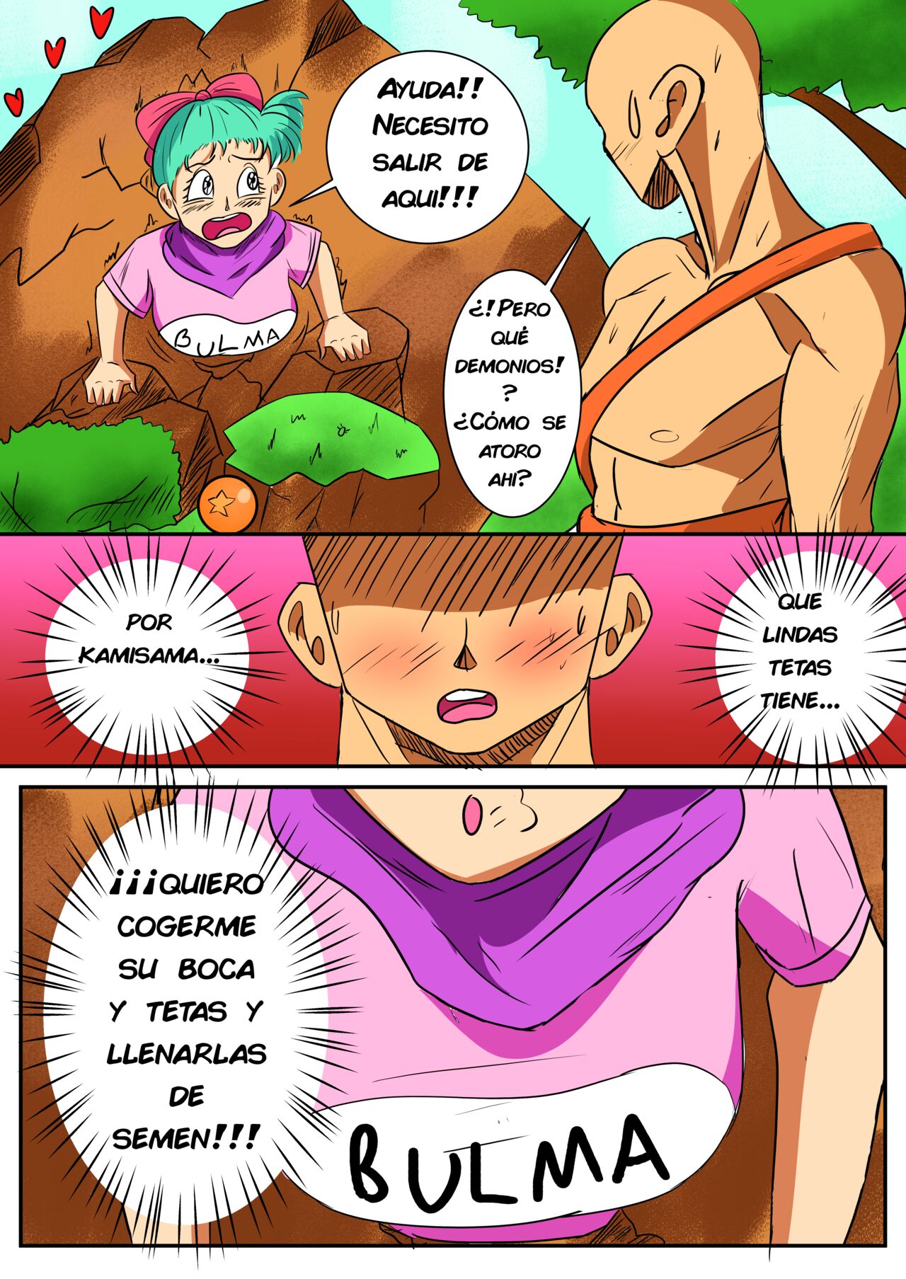 DRAGON  BALL BULMA´S ADVENTURE! SPANISH VER page 7 full