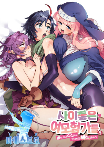 Nakayoshi Onna Boukensha wa Yoru ni Naru to Yadoya de Mechakucha Ecchi Suru | 사이좋은 여모험가들은 밤이 되면 숙소에서 엉망진창 섹스해버려 cover