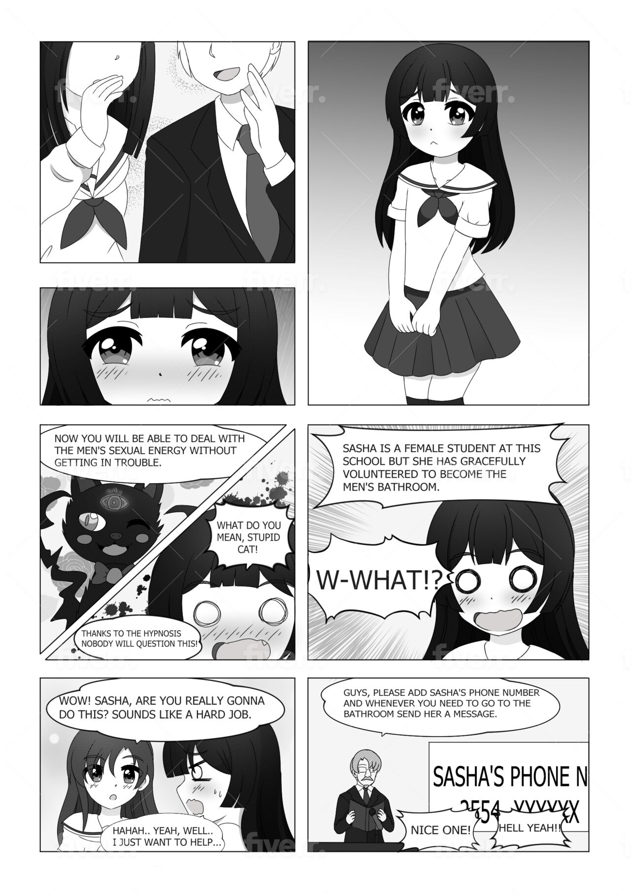 Magical Girl Sasha 1 page 3 full