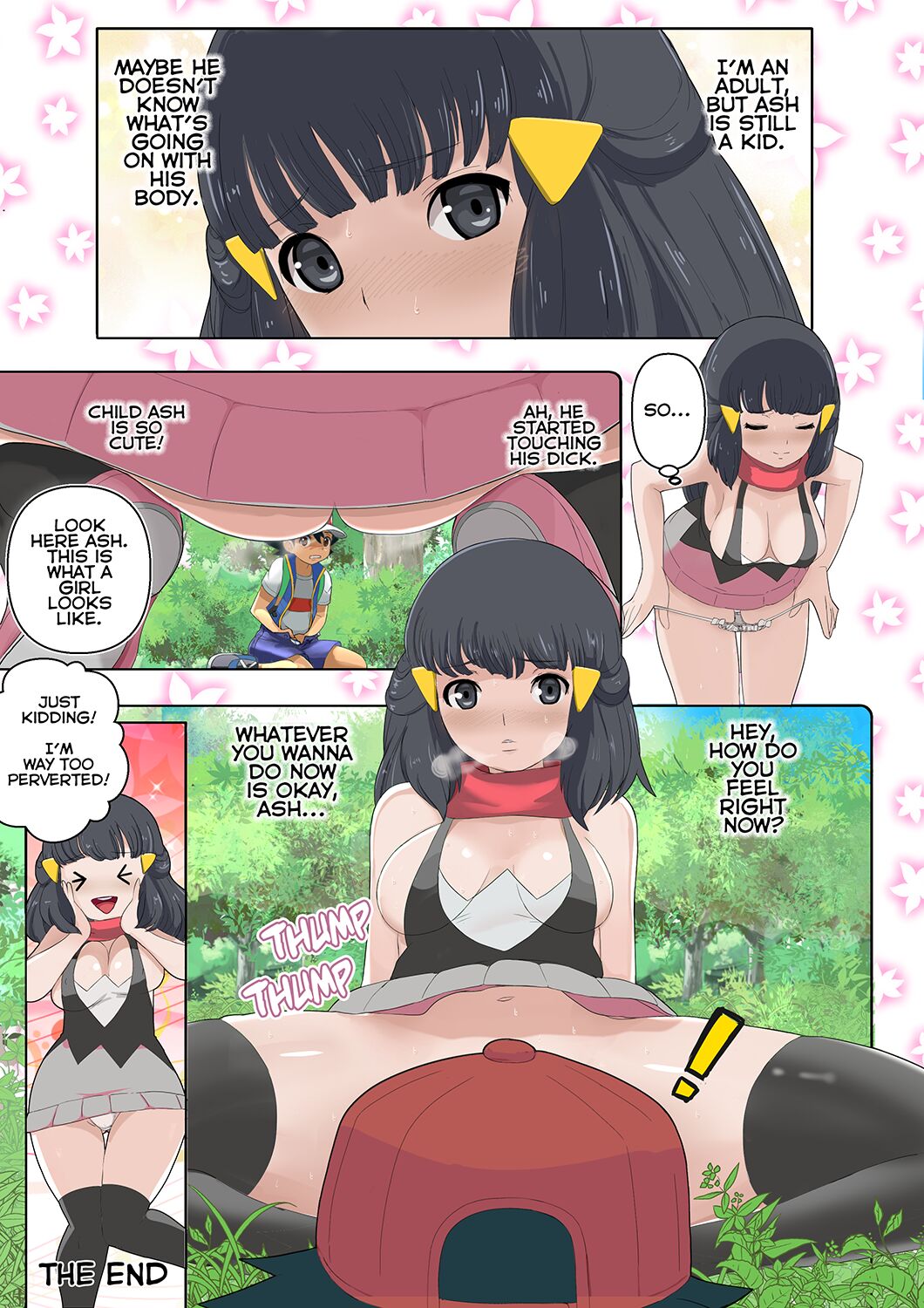 Adult Hikari is meets Ash for the first time in nine years. page 5 full