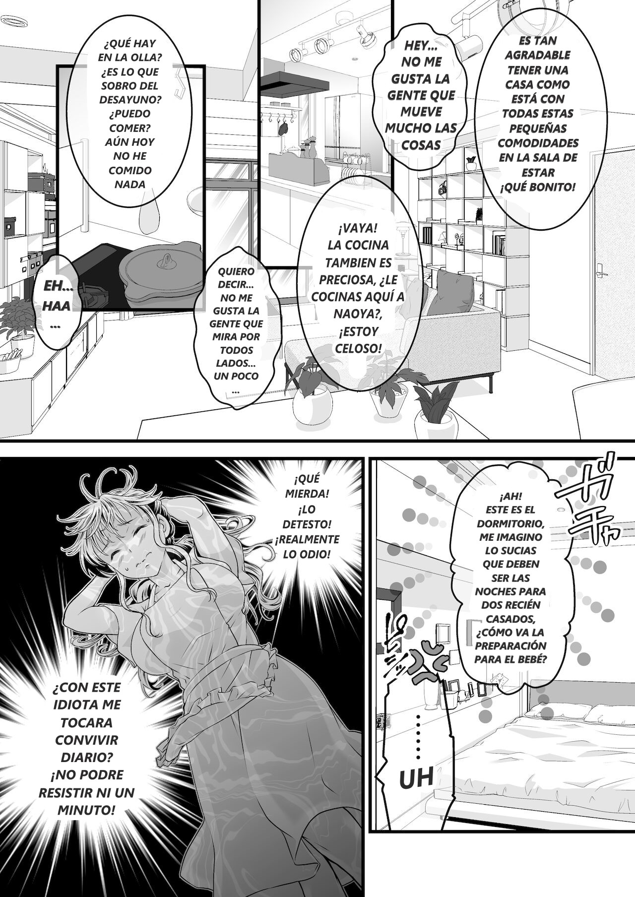 Otto no Shucchou-juu Nigate na Gikei to Futarikiri ~Zenpen~ page 10 full