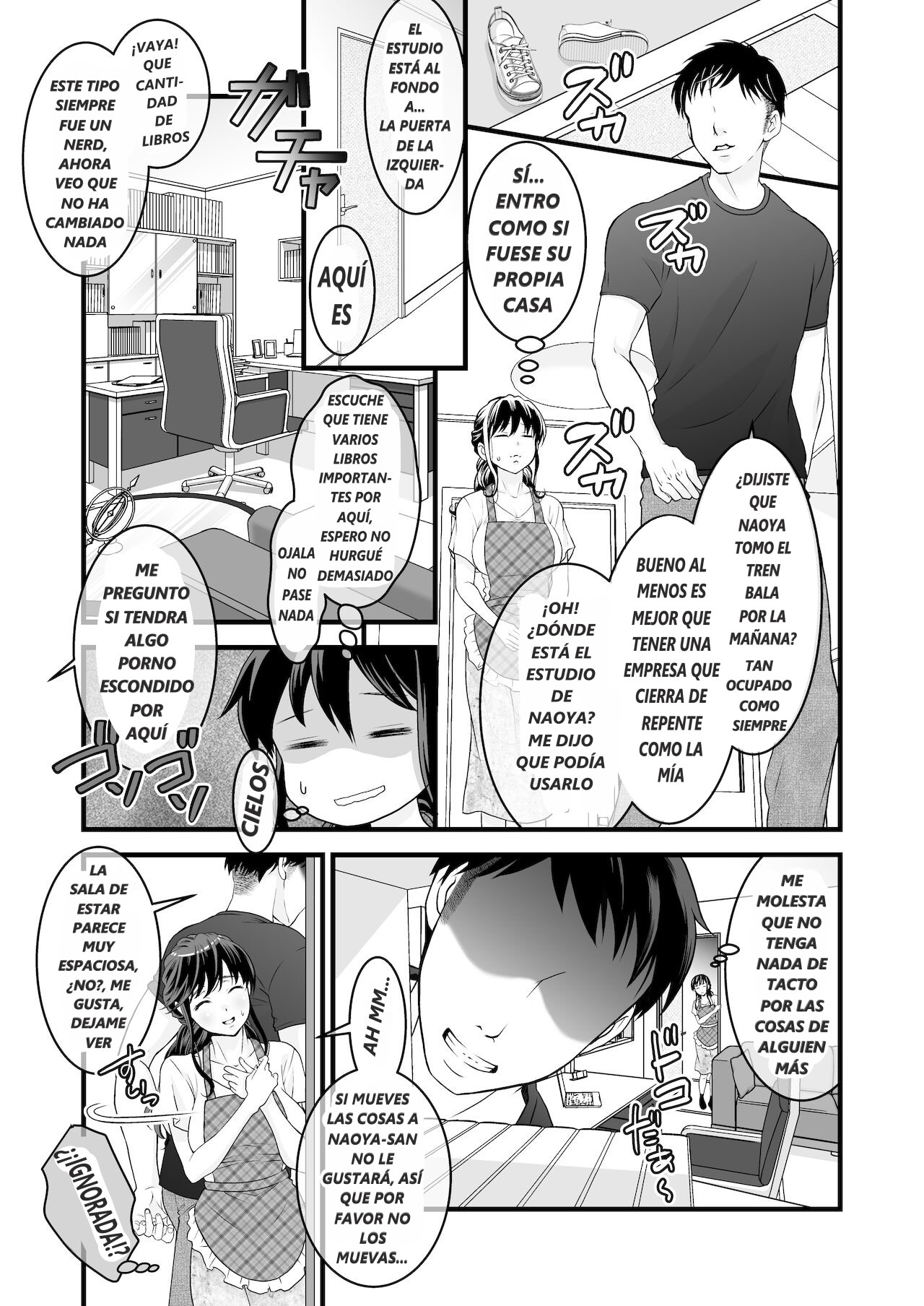 Otto no Shucchou-juu Nigate na Gikei to Futarikiri ~Zenpen~ page 9 full