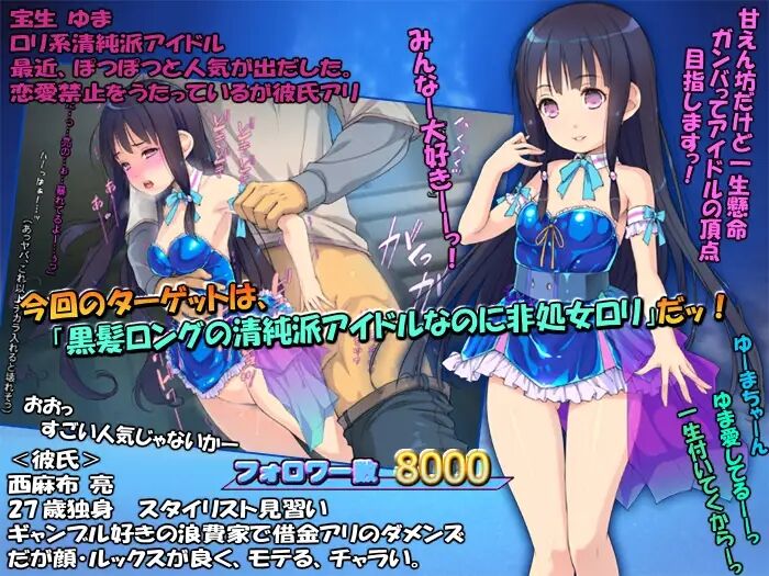 Hoso Loli-kei Kanojo ga Renai Kinshi Bishoujo Idol ~Dame Kare to Ura de Zukopako~ page 3 full