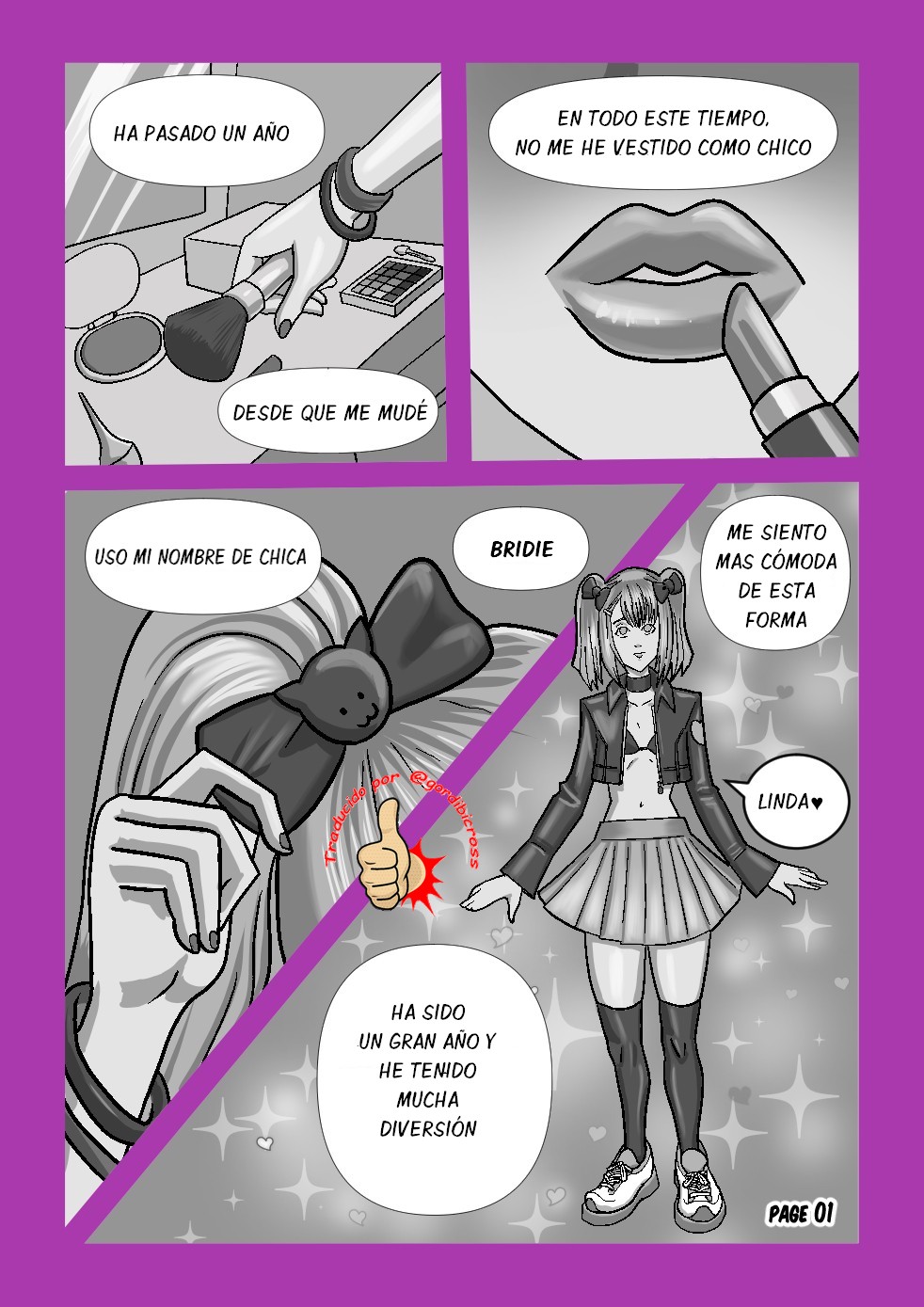 Bridie – A year Has Passed – Crow84 - Spanish page 2 full