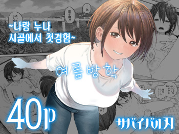 Natsuyasumi ~Boku to Onee-chan no Inaka de Hatsutaiken~ | 여름방학 ~나랑 누나 시골에서 첫경험~ cover