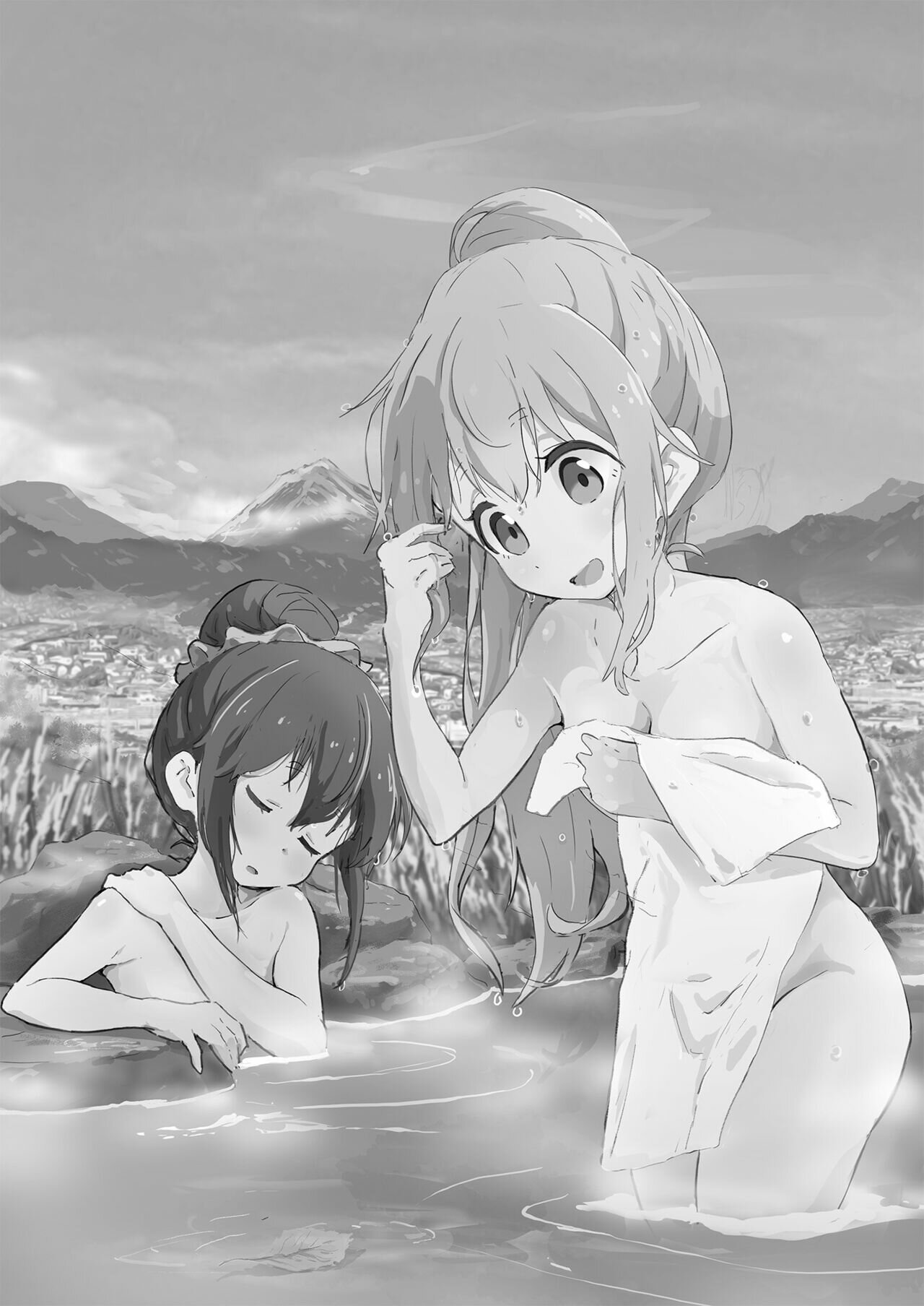Nade Rin ga Onsen de | Nadeshiko y Rin en las aguas termales page 2 full