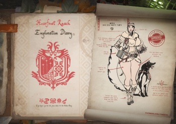 Hoarfrost Reach Exploration Diary cover