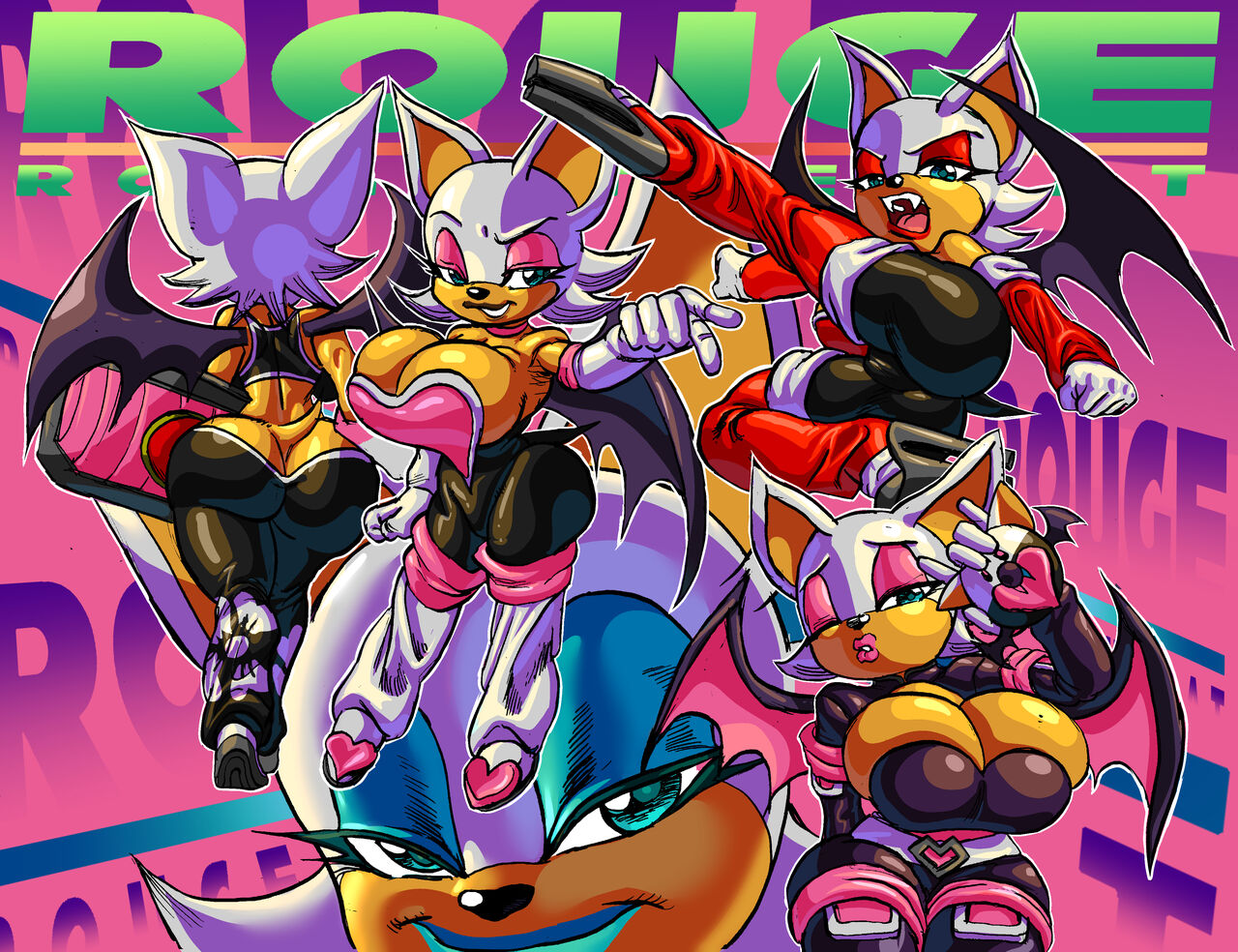 Rouge Vs Knuckles page 1 full