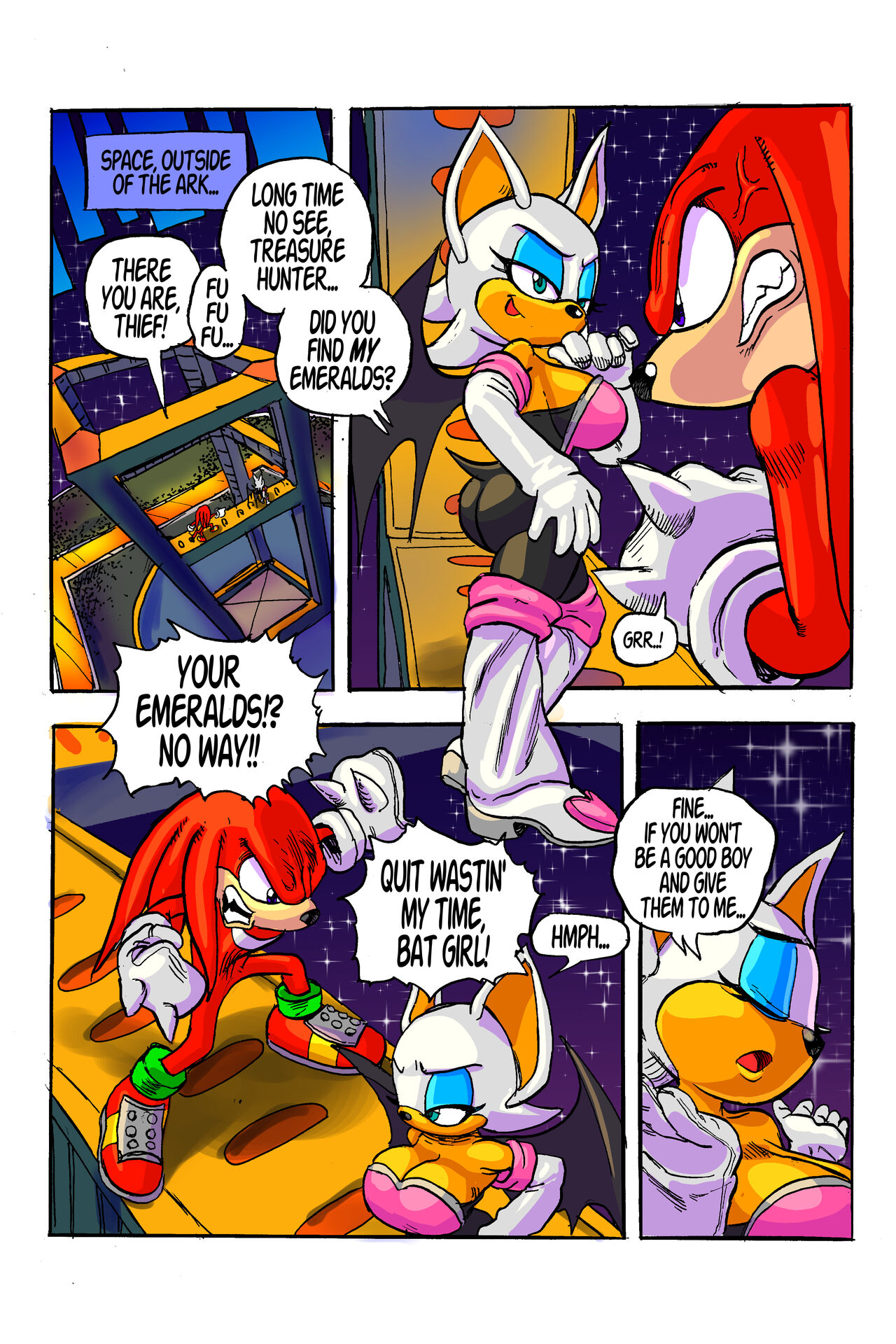 Rouge Vs Knuckles page 2 full