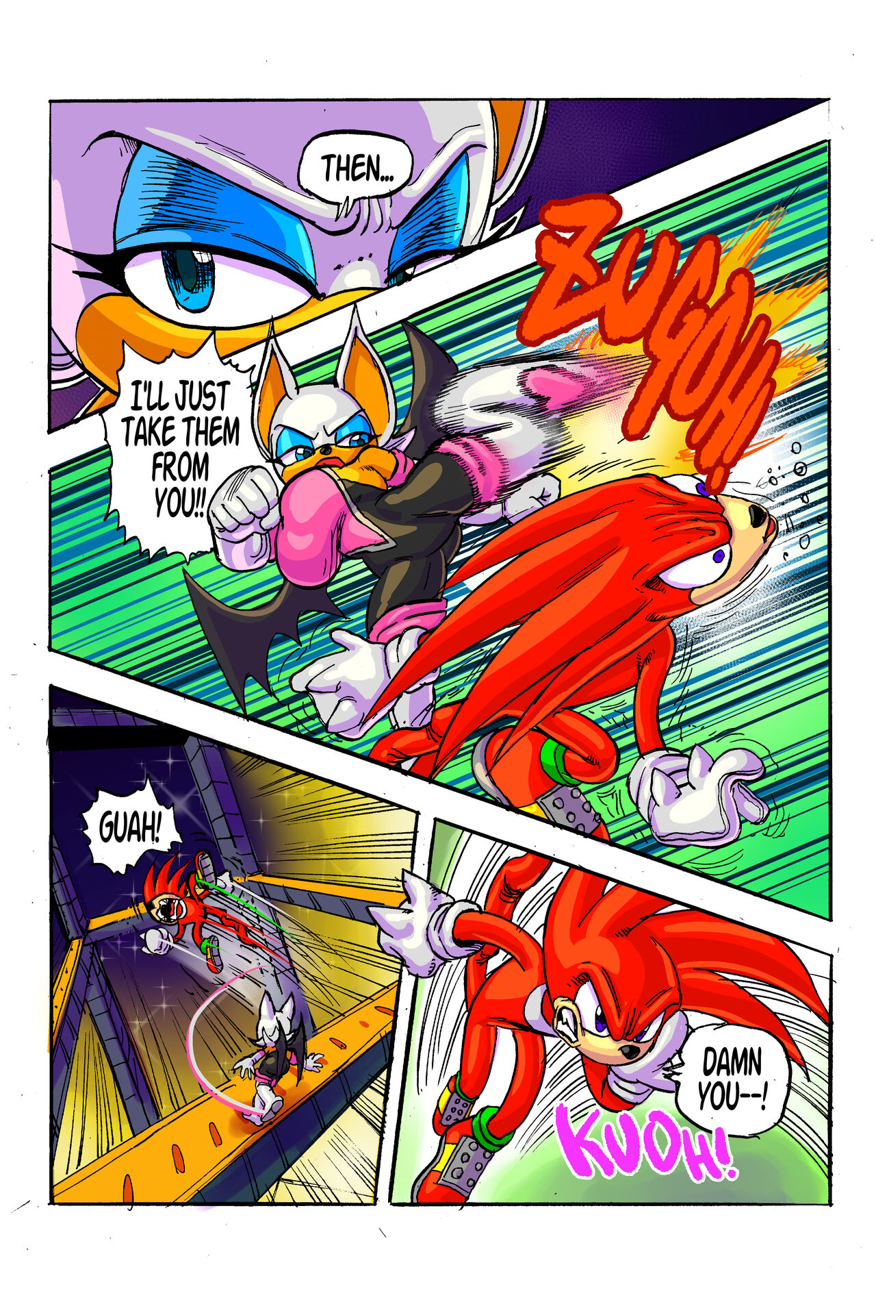 Rouge Vs Knuckles page 3 full