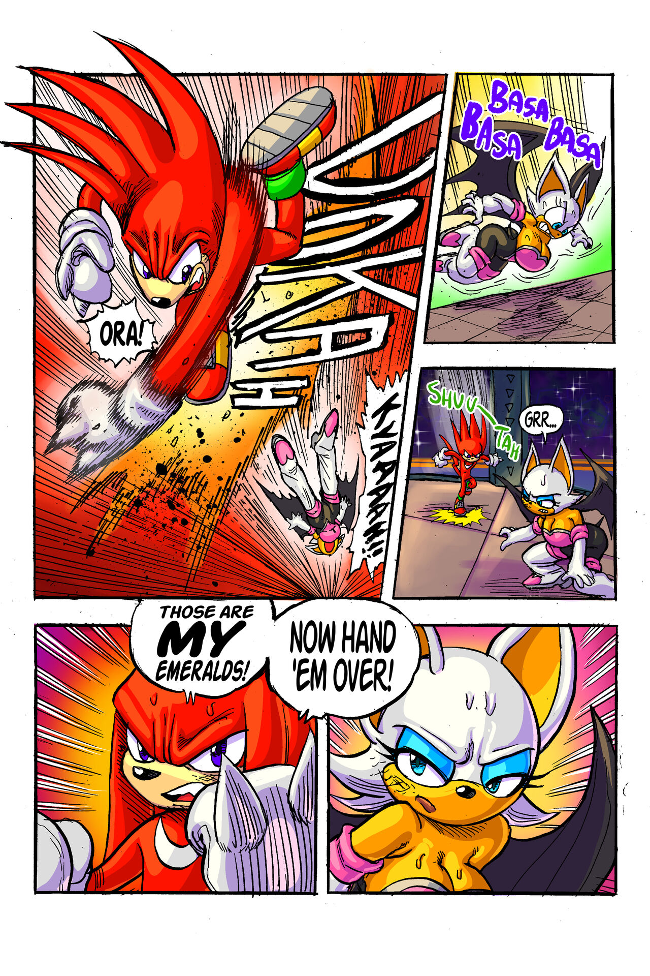 Rouge Vs Knuckles page 5 full